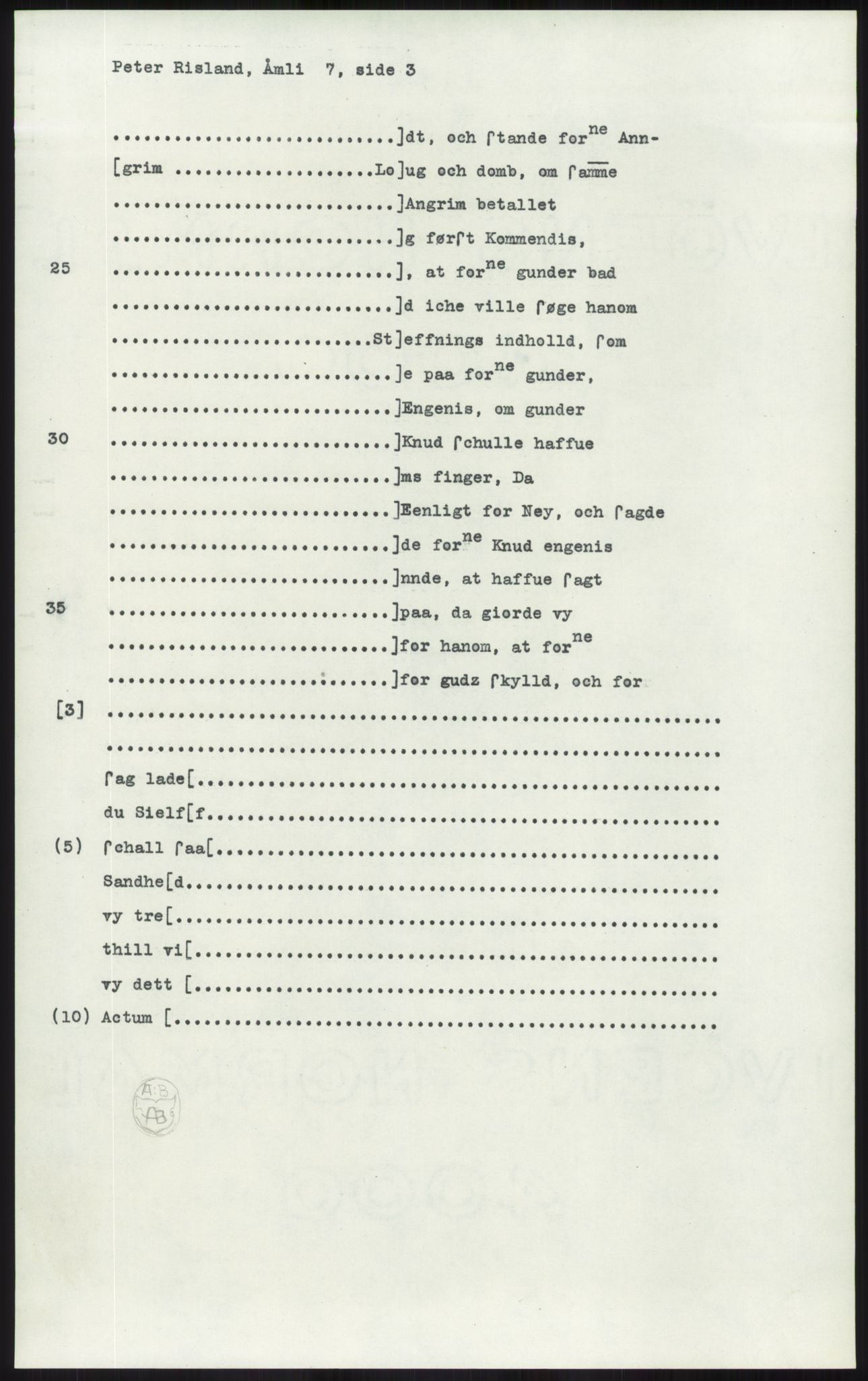 Samlinger til kildeutgivelse, Diplomavskriftsamlingen, AV/RA-EA-4053/H/Ha, p. 905