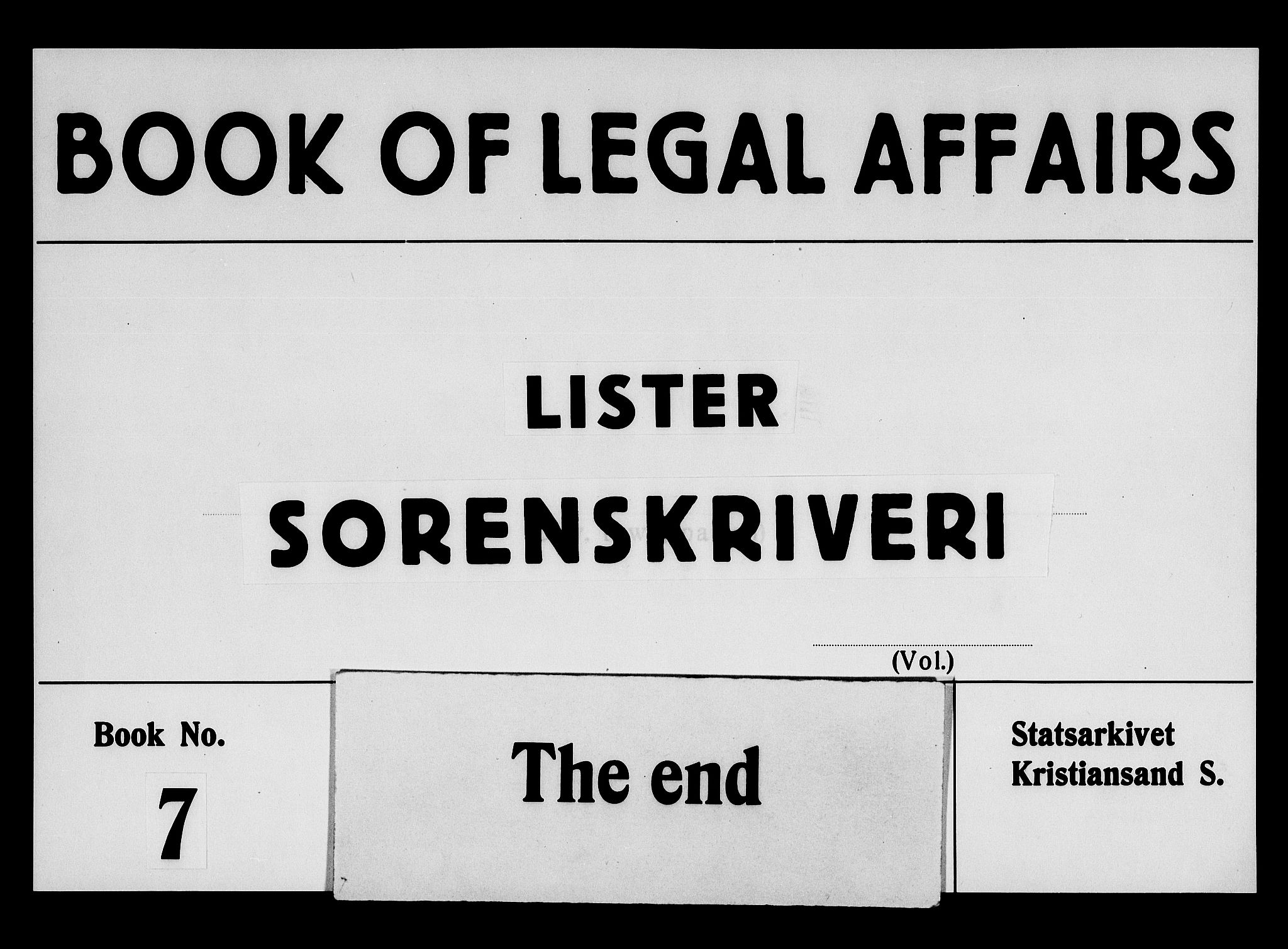 Lister sorenskriveri, SAK/1221-0003/F/Fa/L0007: Tingbok nr 7, 1668