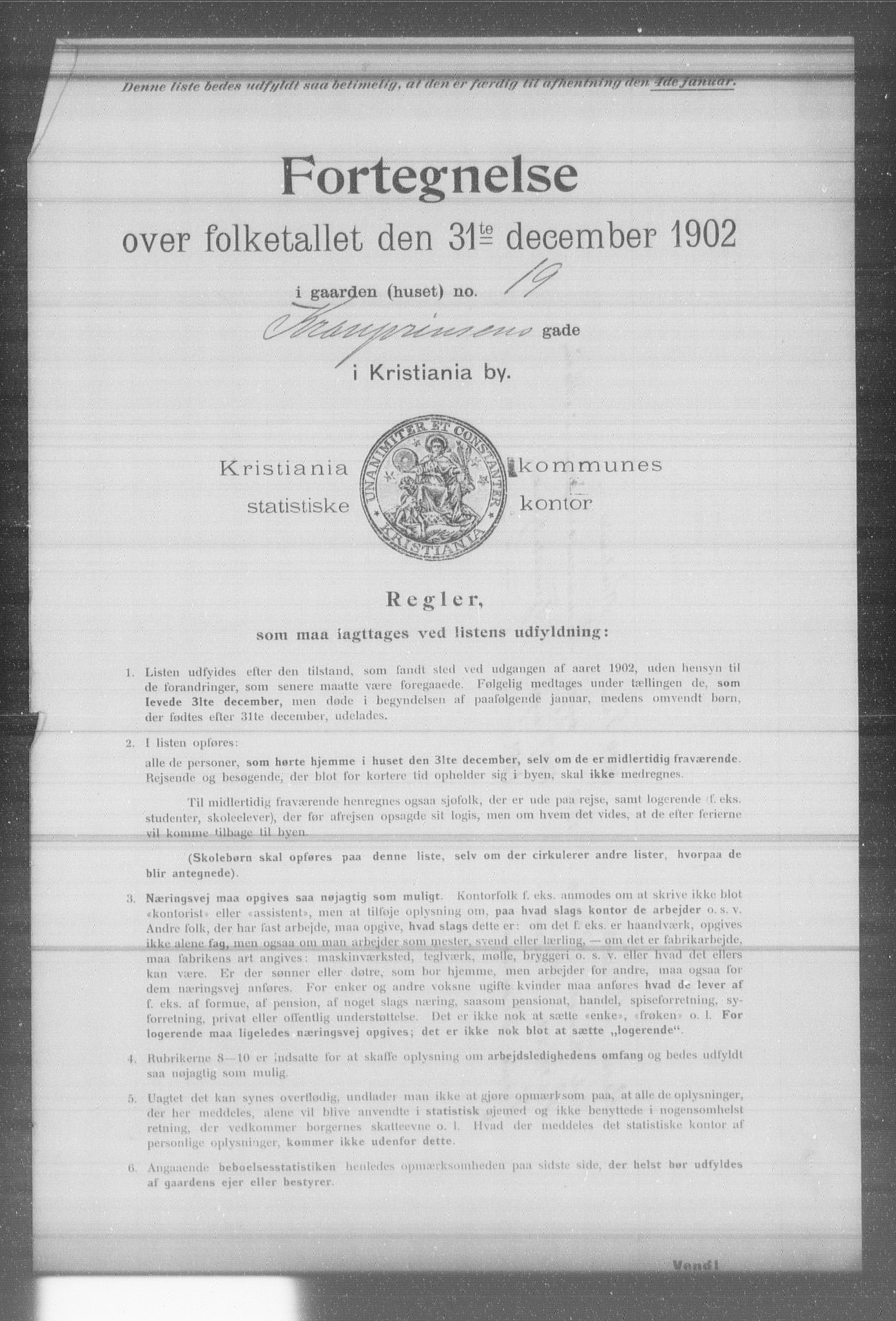 OBA, Municipal Census 1902 for Kristiania, 1902, p. 10444