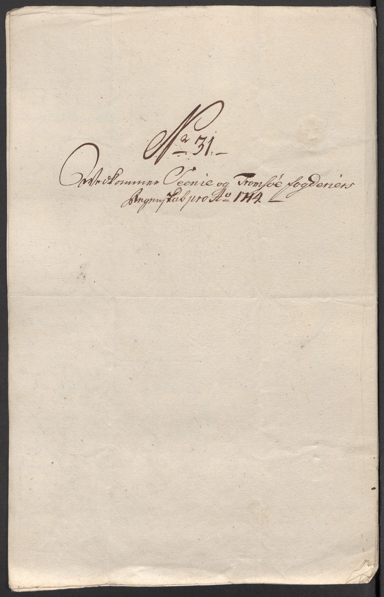 Rentekammeret inntil 1814, Reviderte regnskaper, Fogderegnskap, AV/RA-EA-4092/R68/L4760: Fogderegnskap Senja og Troms, 1714, p. 214