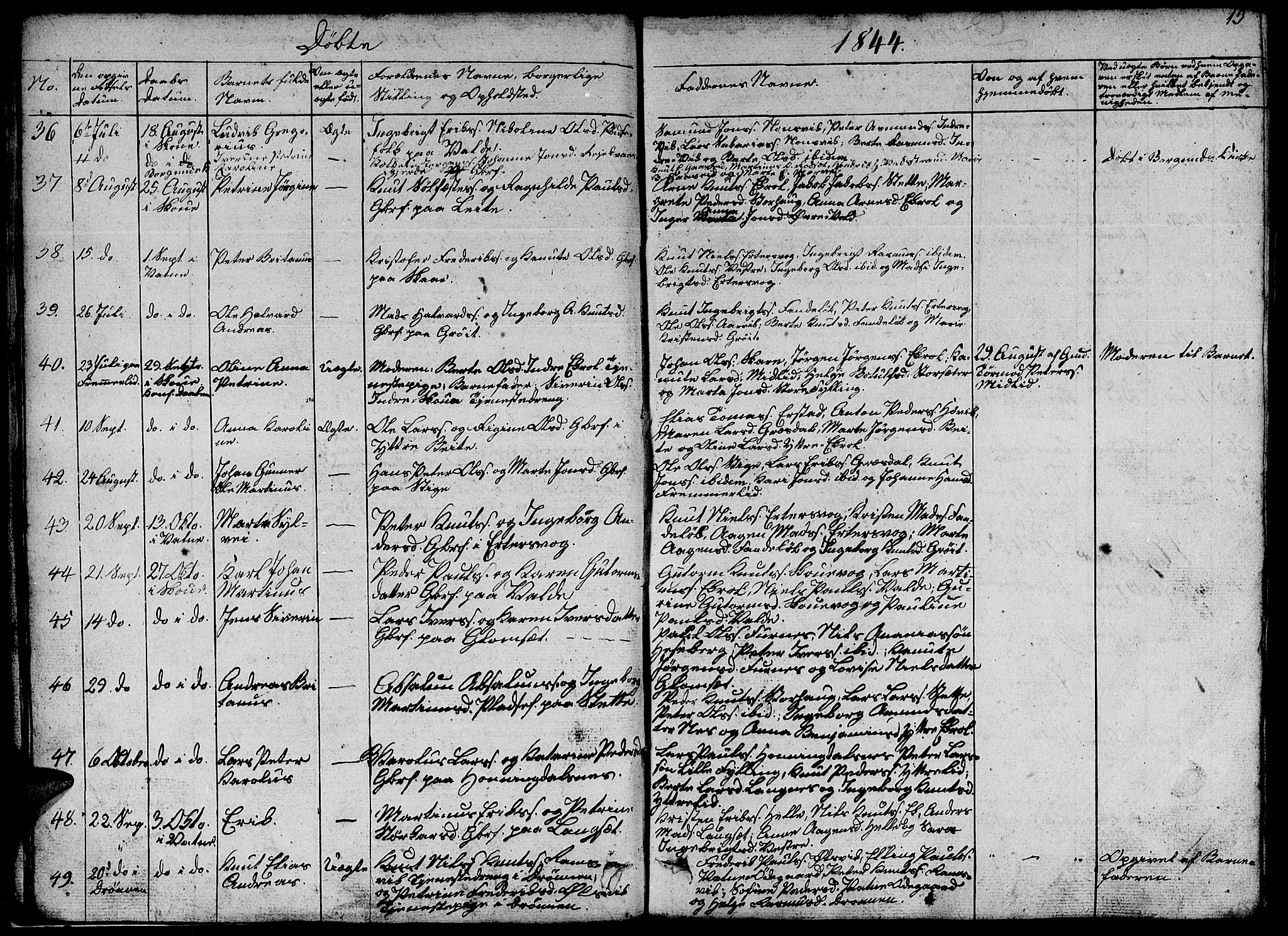 Ministerialprotokoller, klokkerbøker og fødselsregistre - Møre og Romsdal, AV/SAT-A-1454/524/L0362: Parish register (copy) no. 524C03, 1840-1854, p. 15