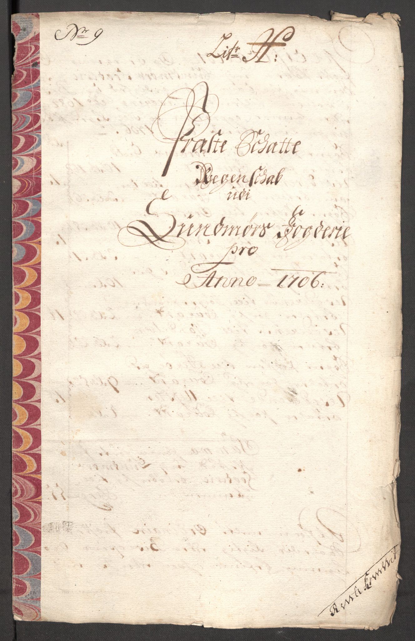 Rentekammeret inntil 1814, Reviderte regnskaper, Fogderegnskap, RA/EA-4092/R54/L3561: Fogderegnskap Sunnmøre, 1706-1707, p. 157