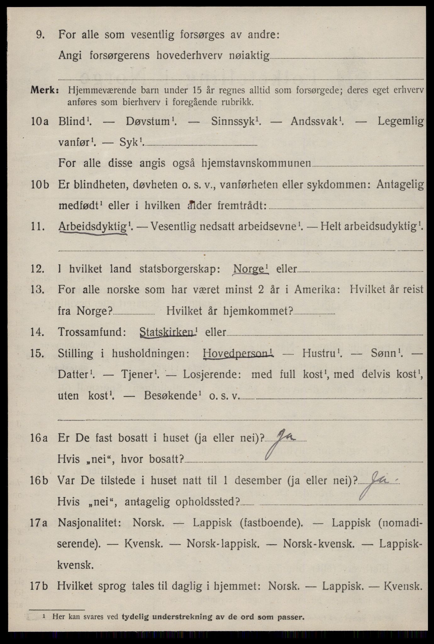 SAT, 1920 census for Rissa, 1920, p. 2922