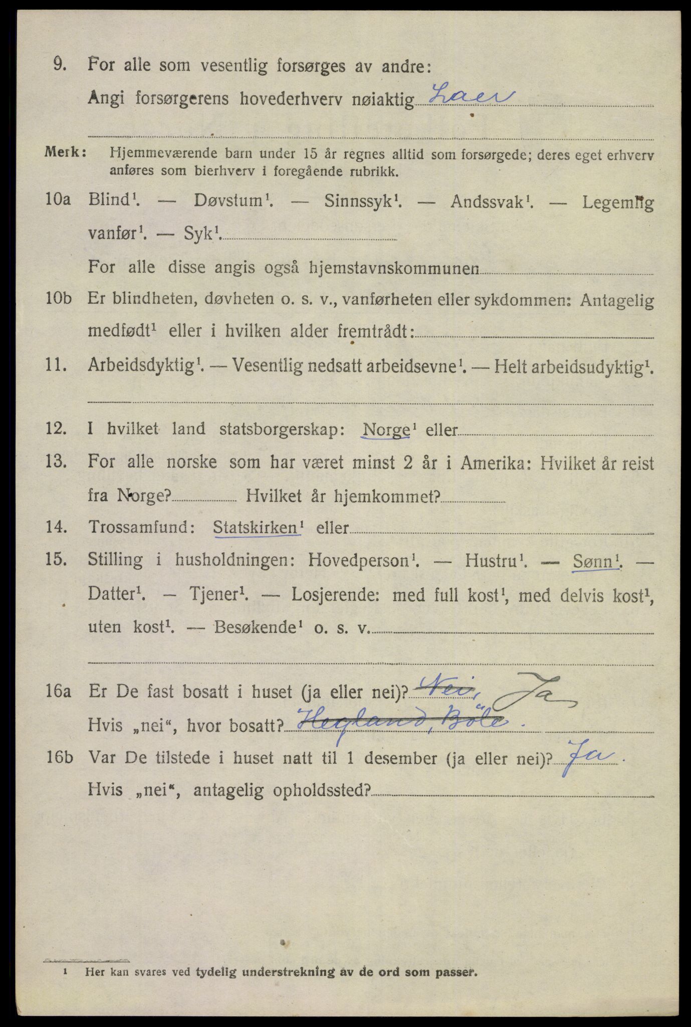 SAKO, 1920 census for Gjerpen, 1920, p. 10765