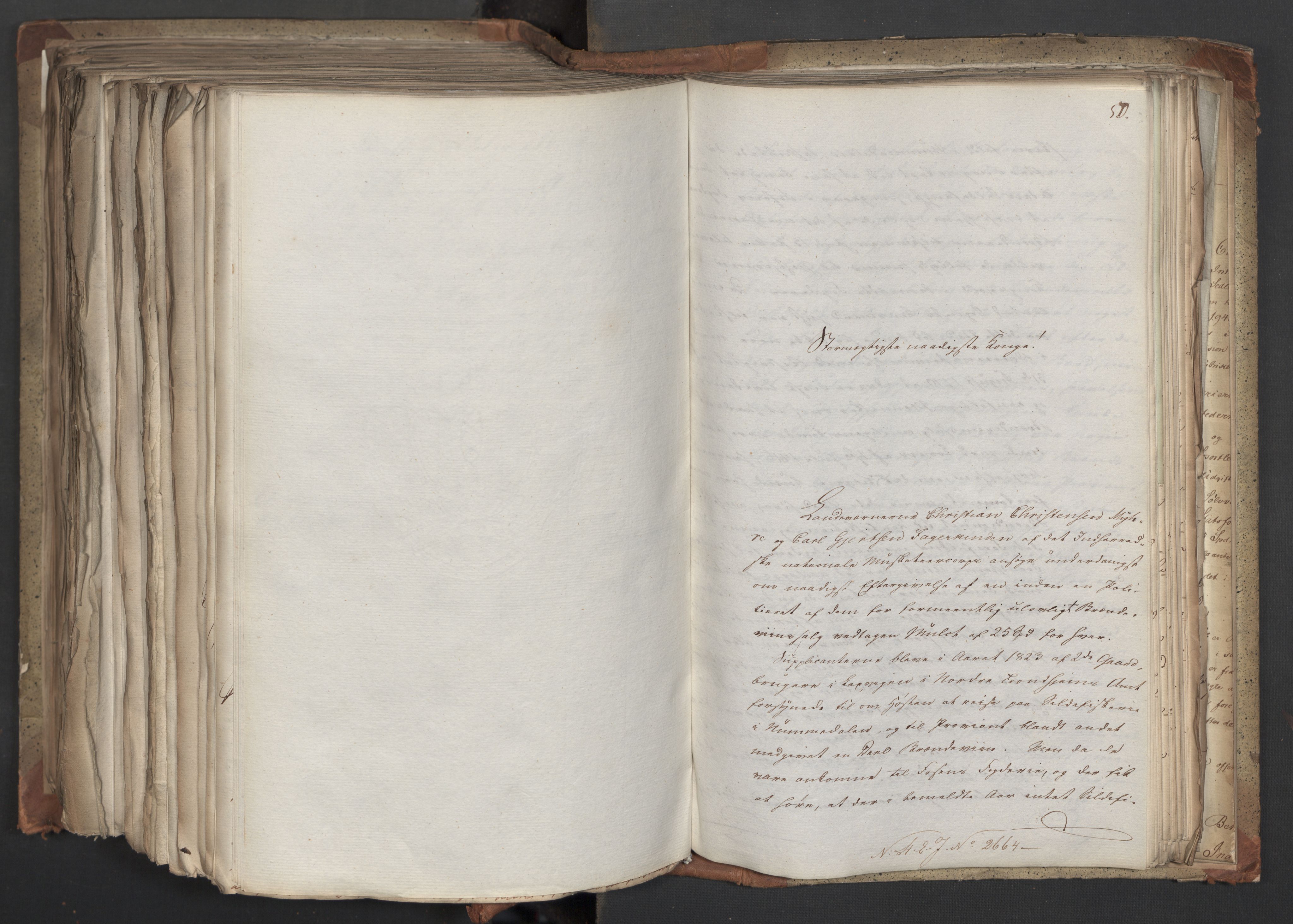Statsrådsavdelingen i Stockholm, AV/RA-S-1003/D/Da/L0042: Regjeringsinnstillinger nr. 2467-2705, 1825, p. 559
