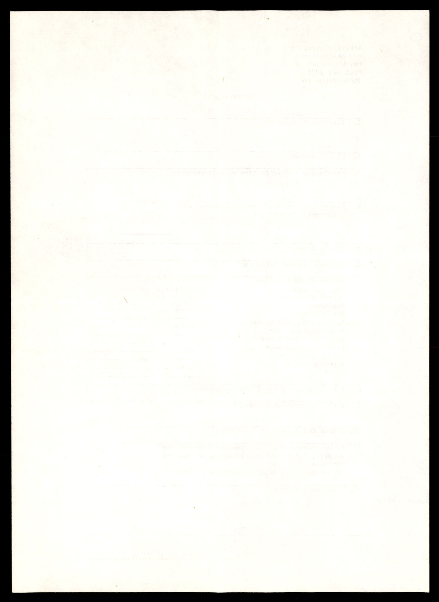 Statsarkivet i Trondheim, AV/SAT-A-4183/E/Ec/Ecb/L0004: Bedrifts-/privatarkivregistrering, 1984-1986, p. 4
