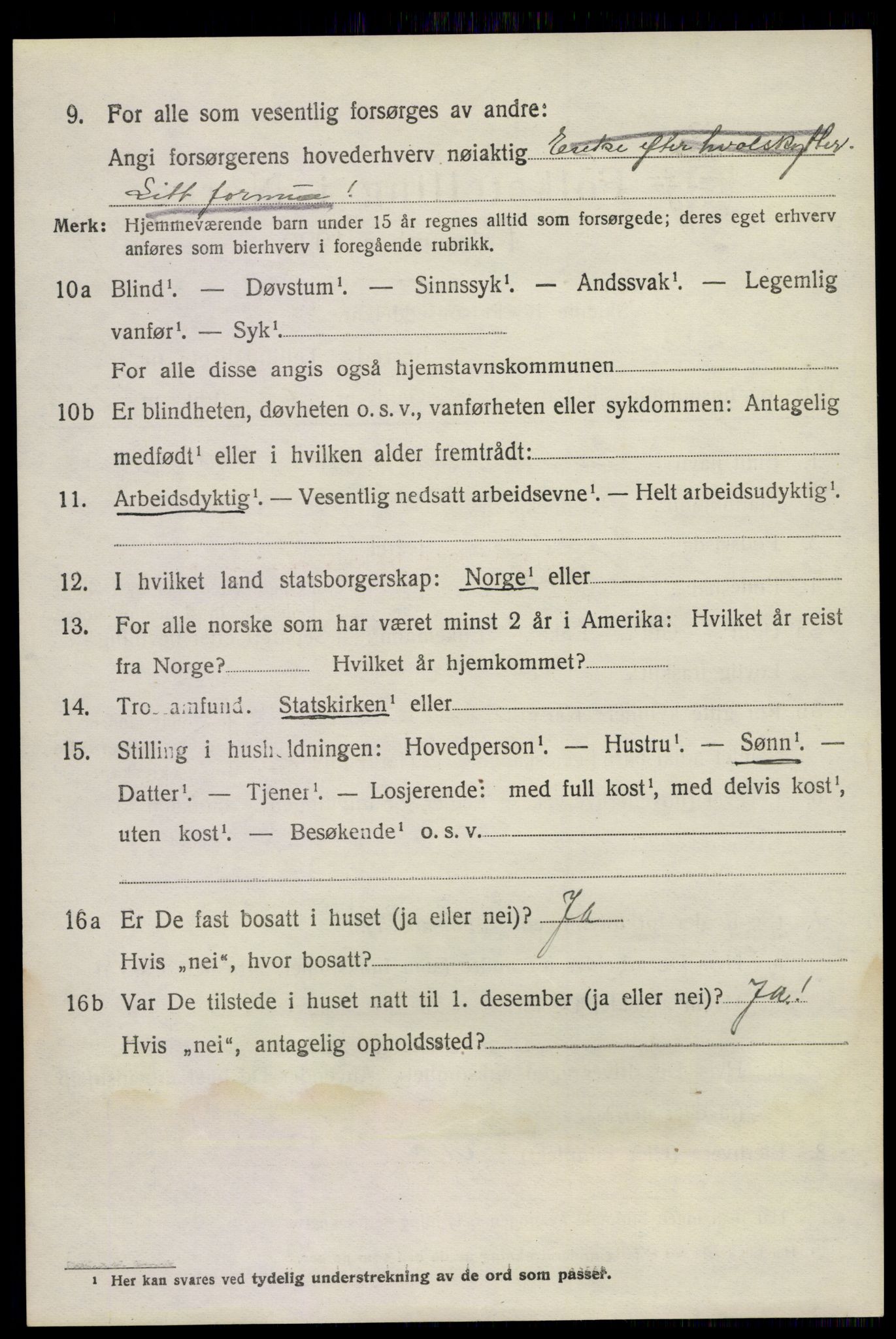 SAKO, 1920 census for Nøtterøy, 1920, p. 10414