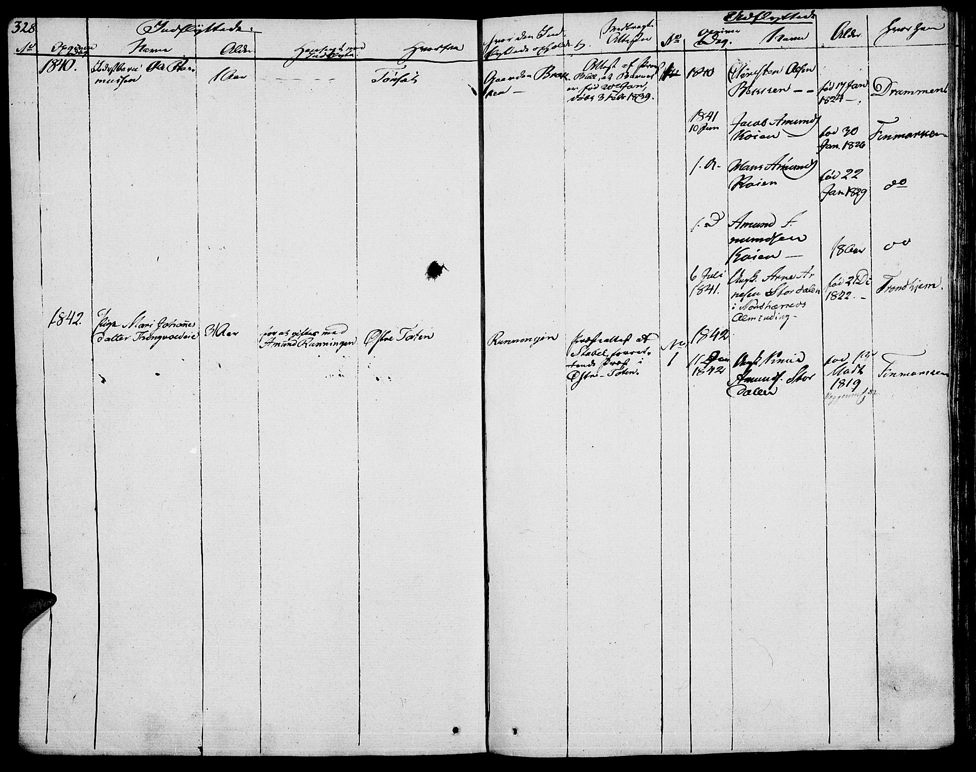 Vågå prestekontor, SAH/PREST-076/H/Ha/Haa/L0004: Parish register (official) no. 4 /1, 1827-1842, p. 328