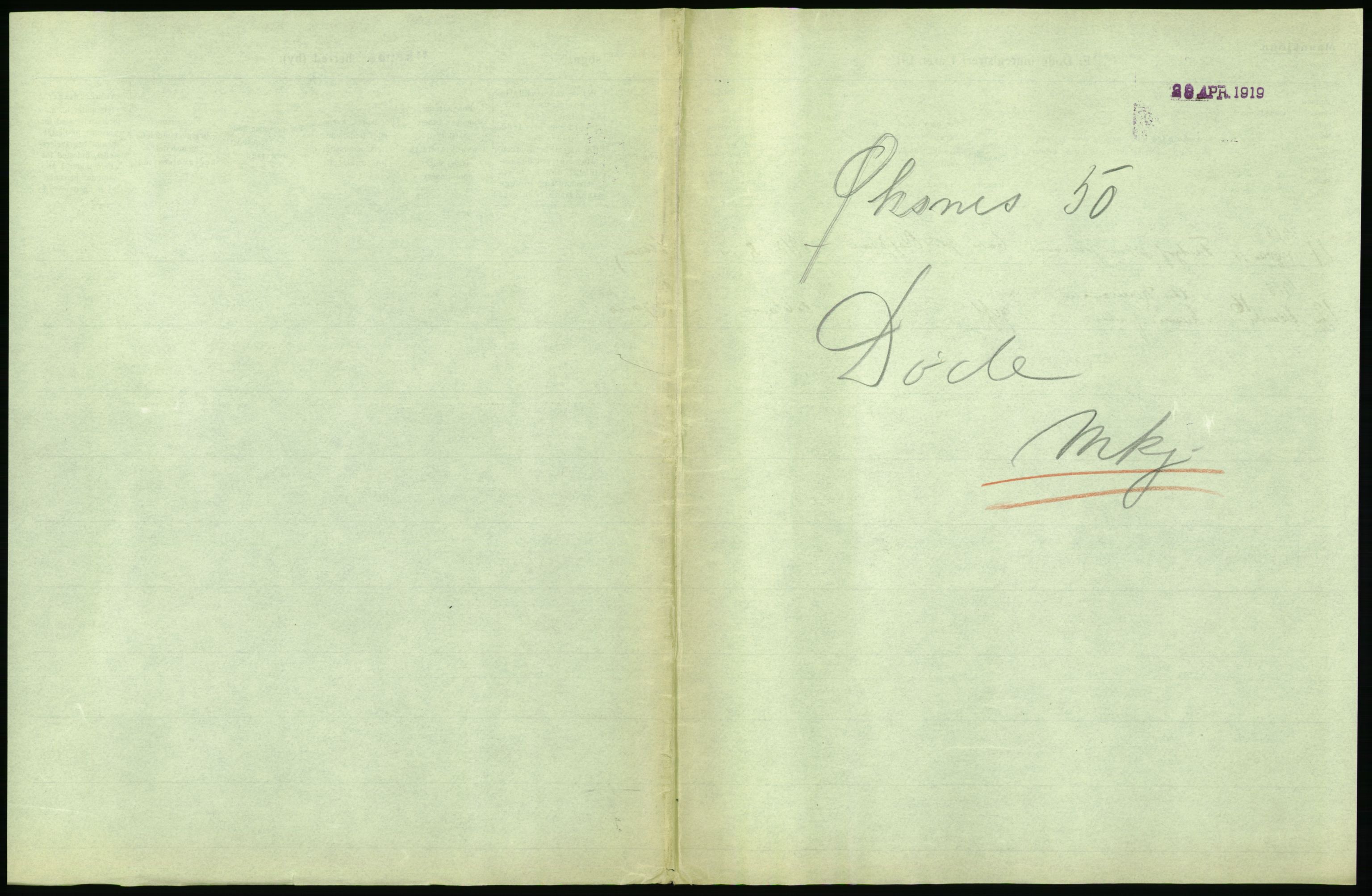 Statistisk sentralbyrå, Sosiodemografiske emner, Befolkning, RA/S-2228/D/Df/Dfb/Dfbh/L0055: Nordland fylke: Døde. Bygder og byer., 1918, p. 473