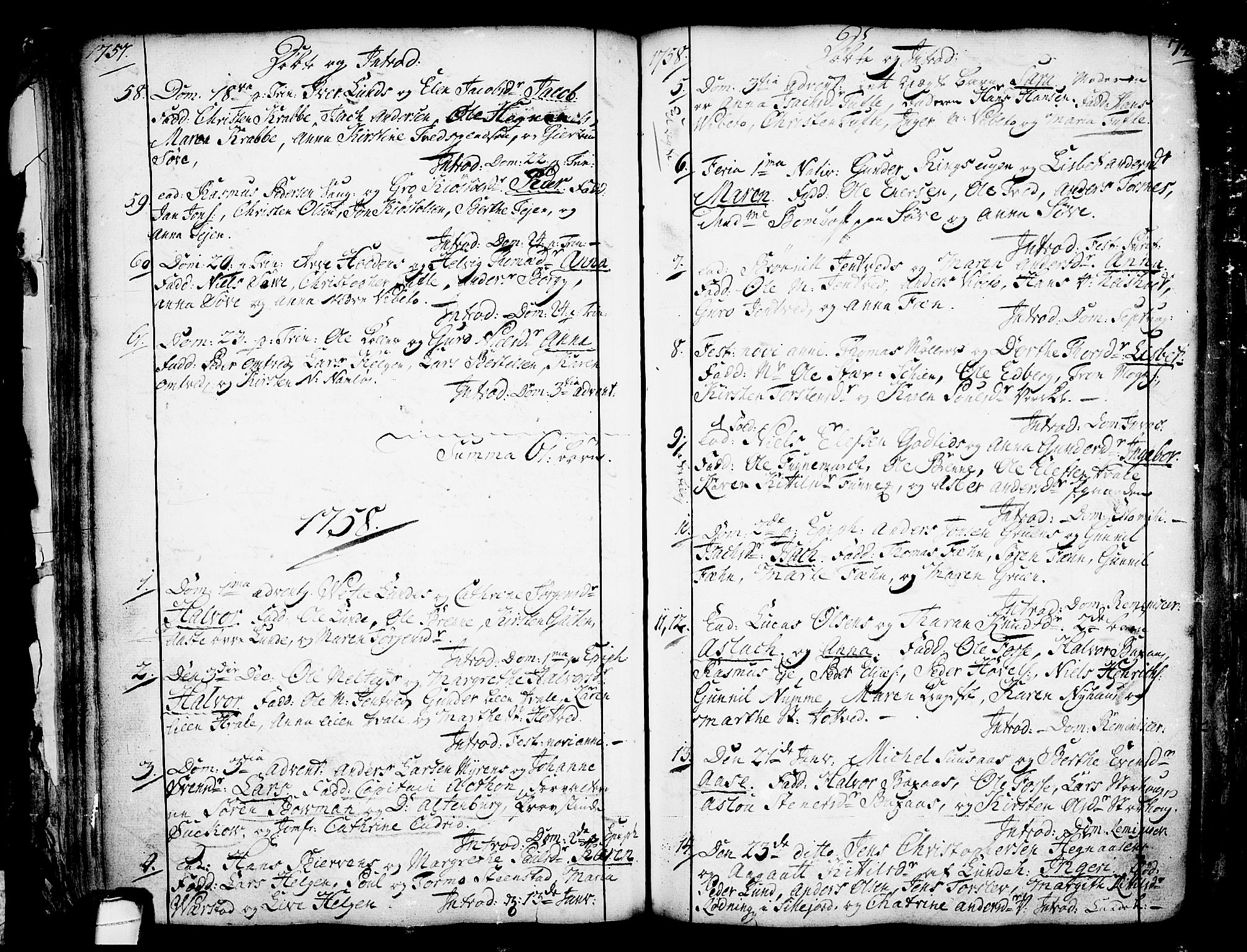 Holla kirkebøker, SAKO/A-272/F/Fa/L0001: Parish register (official) no. 1, 1717-1779, p. 74