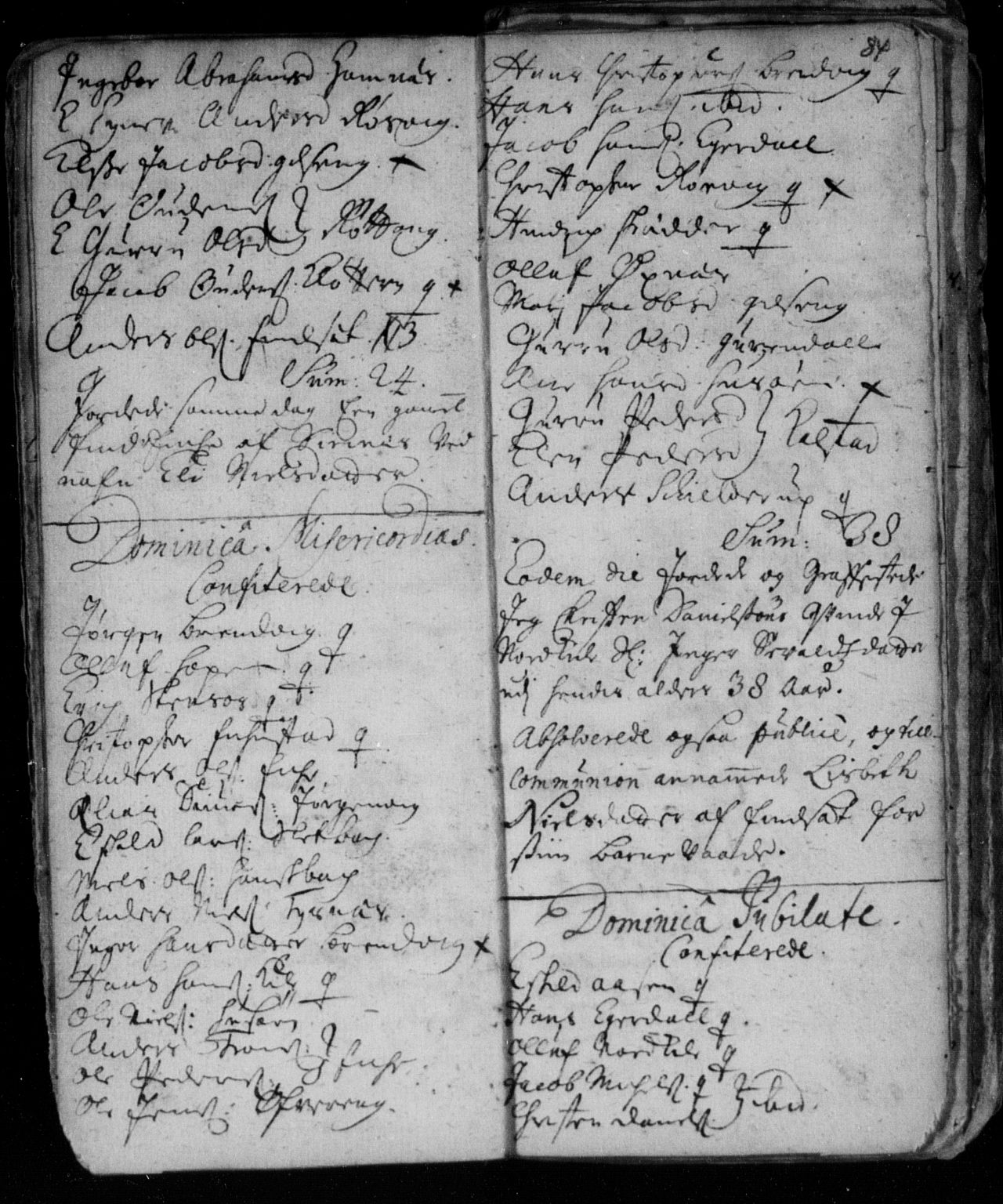 Ministerialprotokoller, klokkerbøker og fødselsregistre - Nordland, AV/SAT-A-1459/859/L0840: Parish register (official) no. 859A00, 1708-1738, p. 84