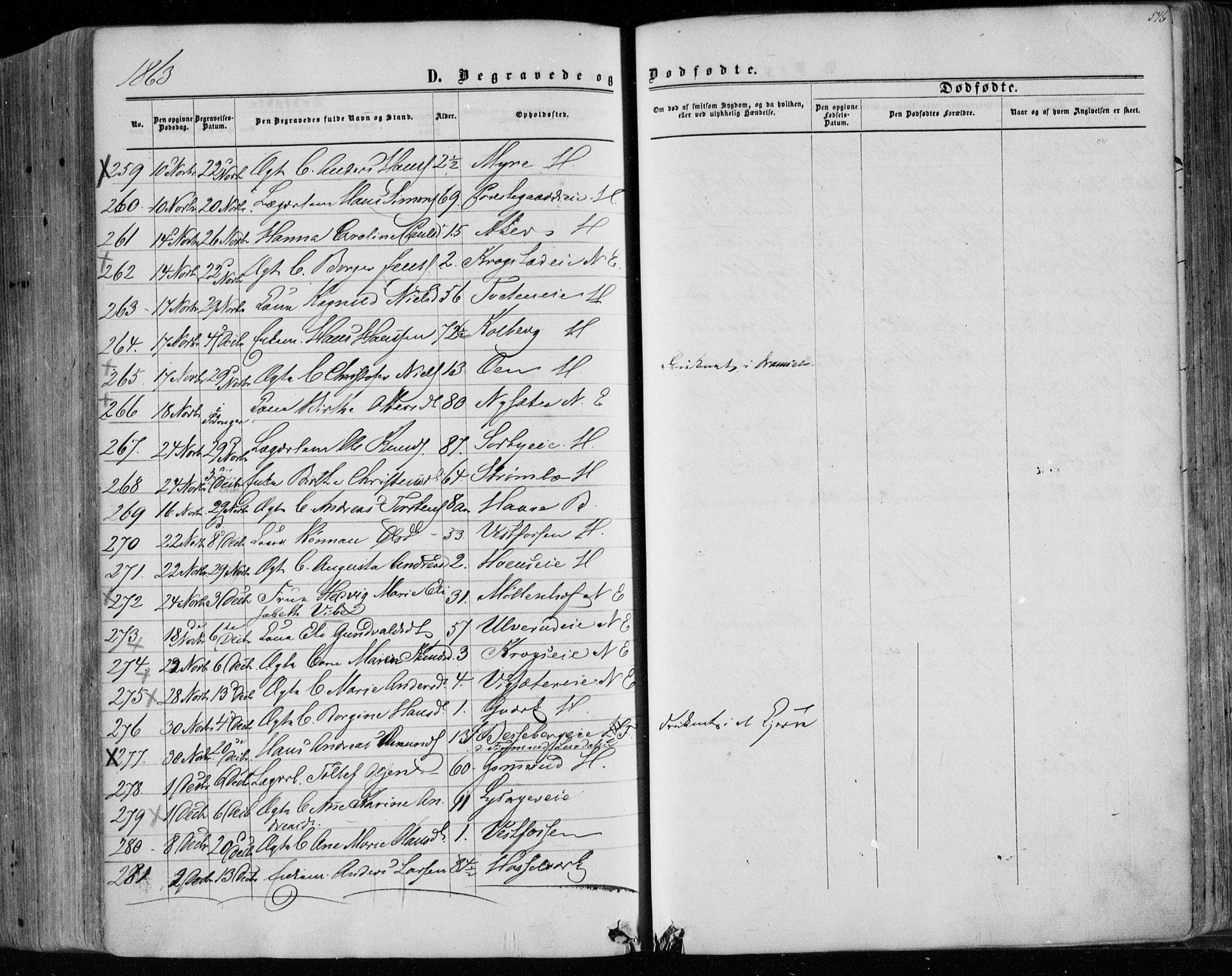 Eiker kirkebøker, AV/SAKO-A-4/F/Fa/L0016: Parish register (official) no. I 16, 1860-1868, p. 546