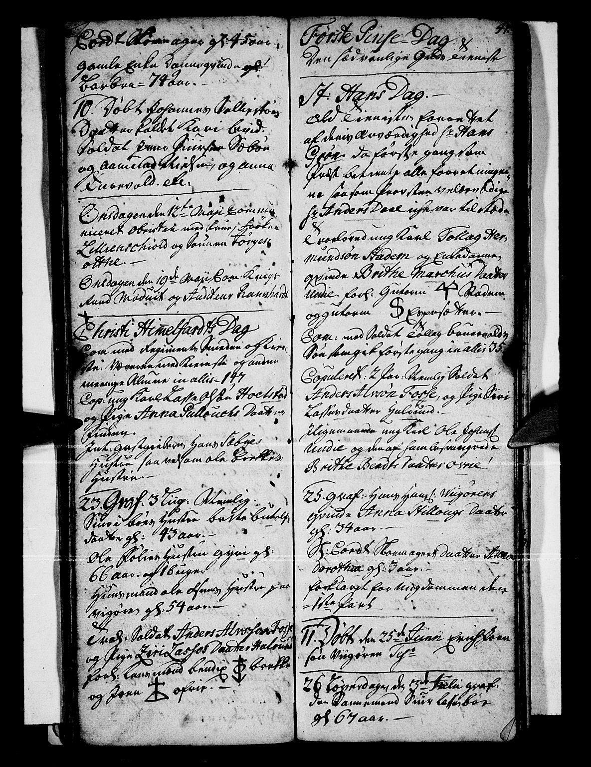 Vik sokneprestembete, SAB/A-81501: Parish register (official) no. A 1 /1, 1727-1740, p. 41