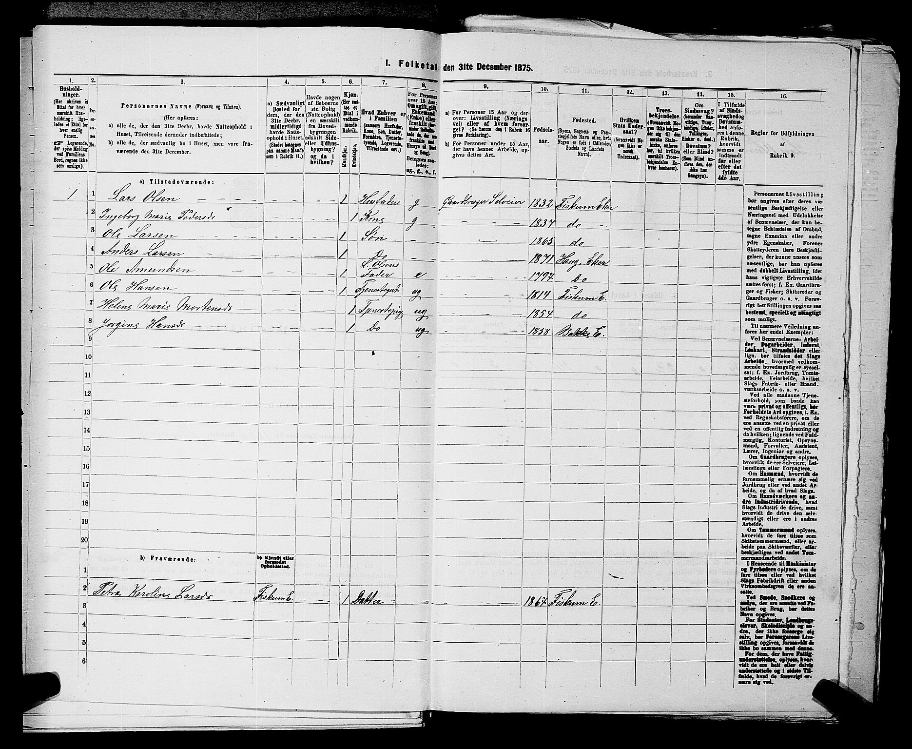 SAKO, 1875 census for 0624P Eiker, 1875, p. 502