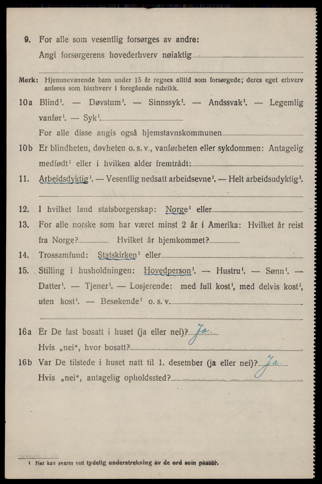 SAST, 1920 census for Bokn, 1920, p. 345