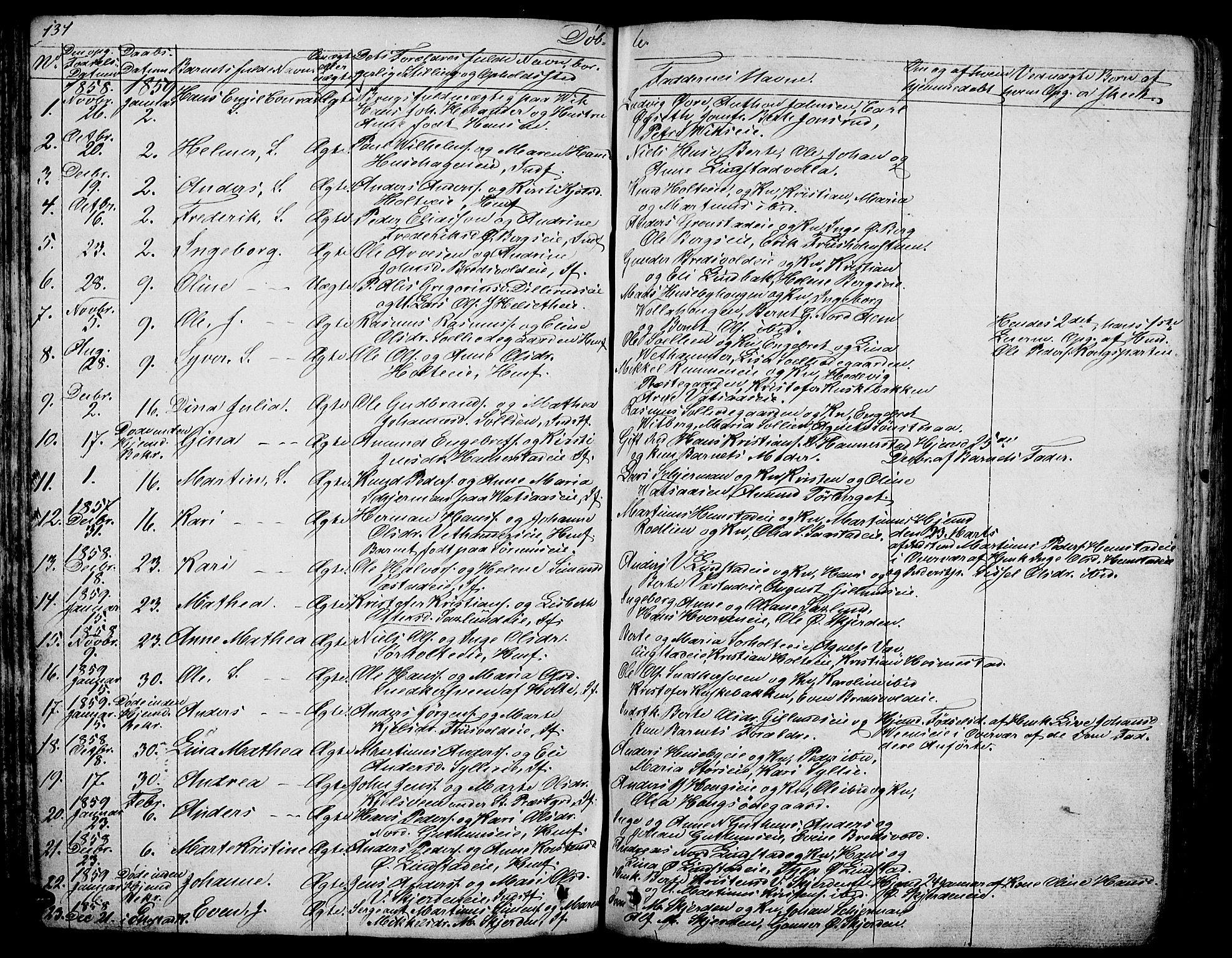 Stange prestekontor, SAH/PREST-002/L/L0003: Parish register (copy) no. 3, 1840-1864, p. 131