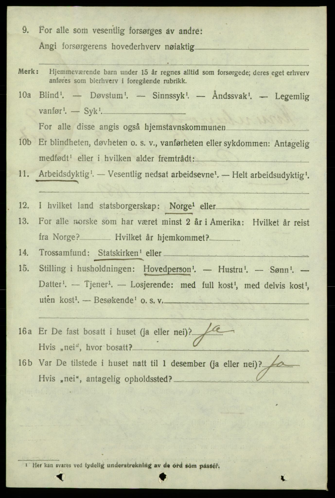 SAB, 1920 census for Kvinnherad, 1920, p. 6897