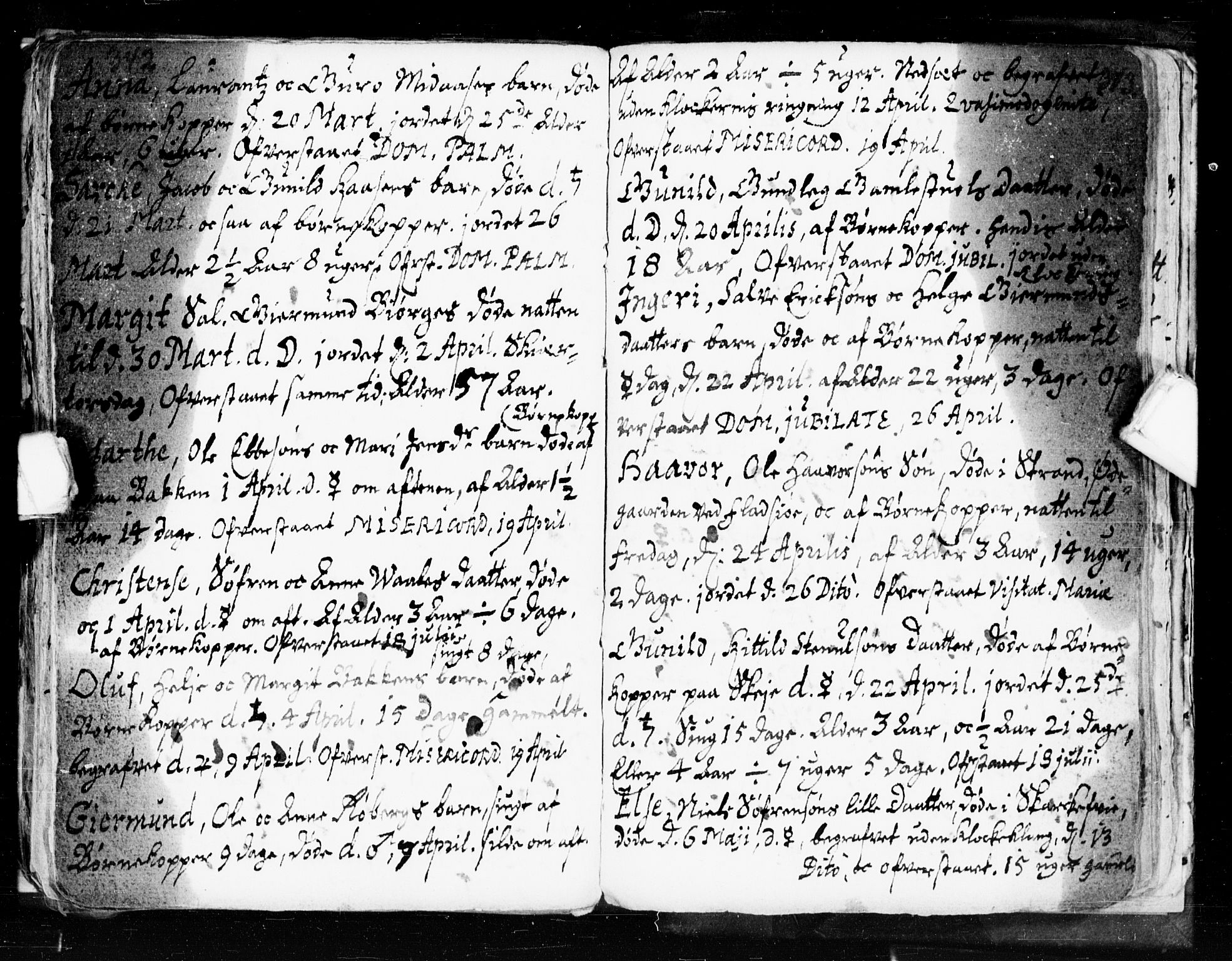 Seljord kirkebøker, SAKO/A-20/F/Fa/L0002: Parish register (official) no. I 2, 1689-1713, p. 342-343