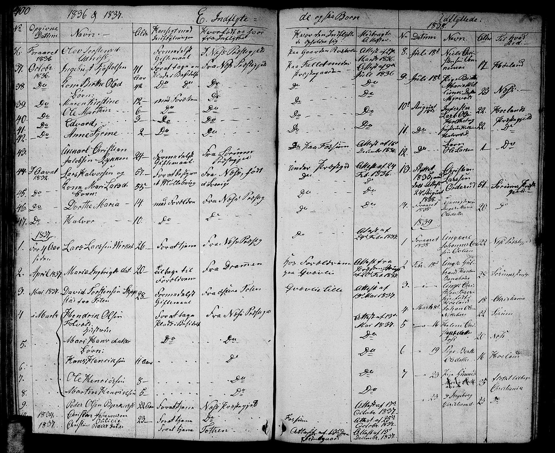 Aurskog prestekontor Kirkebøker, AV/SAO-A-10304a/G/Ga/L0002: Parish register (copy) no. I 2, 1829-1857, p. 400