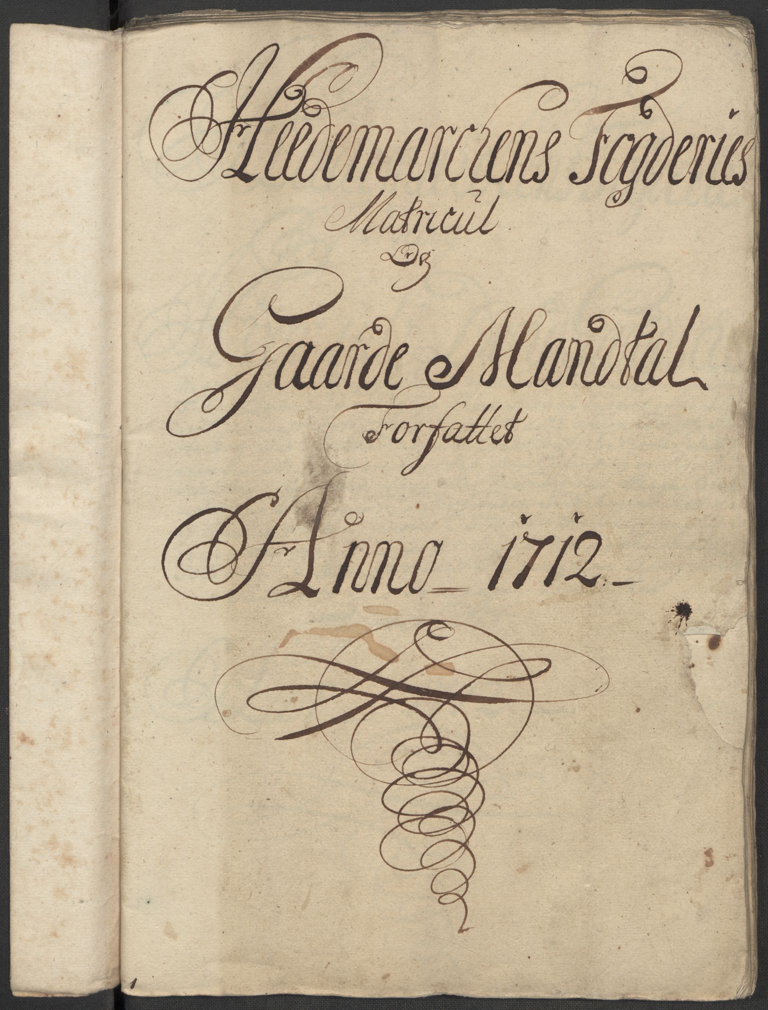 Rentekammeret inntil 1814, Reviderte regnskaper, Fogderegnskap, RA/EA-4092/R16/L1049: Fogderegnskap Hedmark, 1712, p. 16