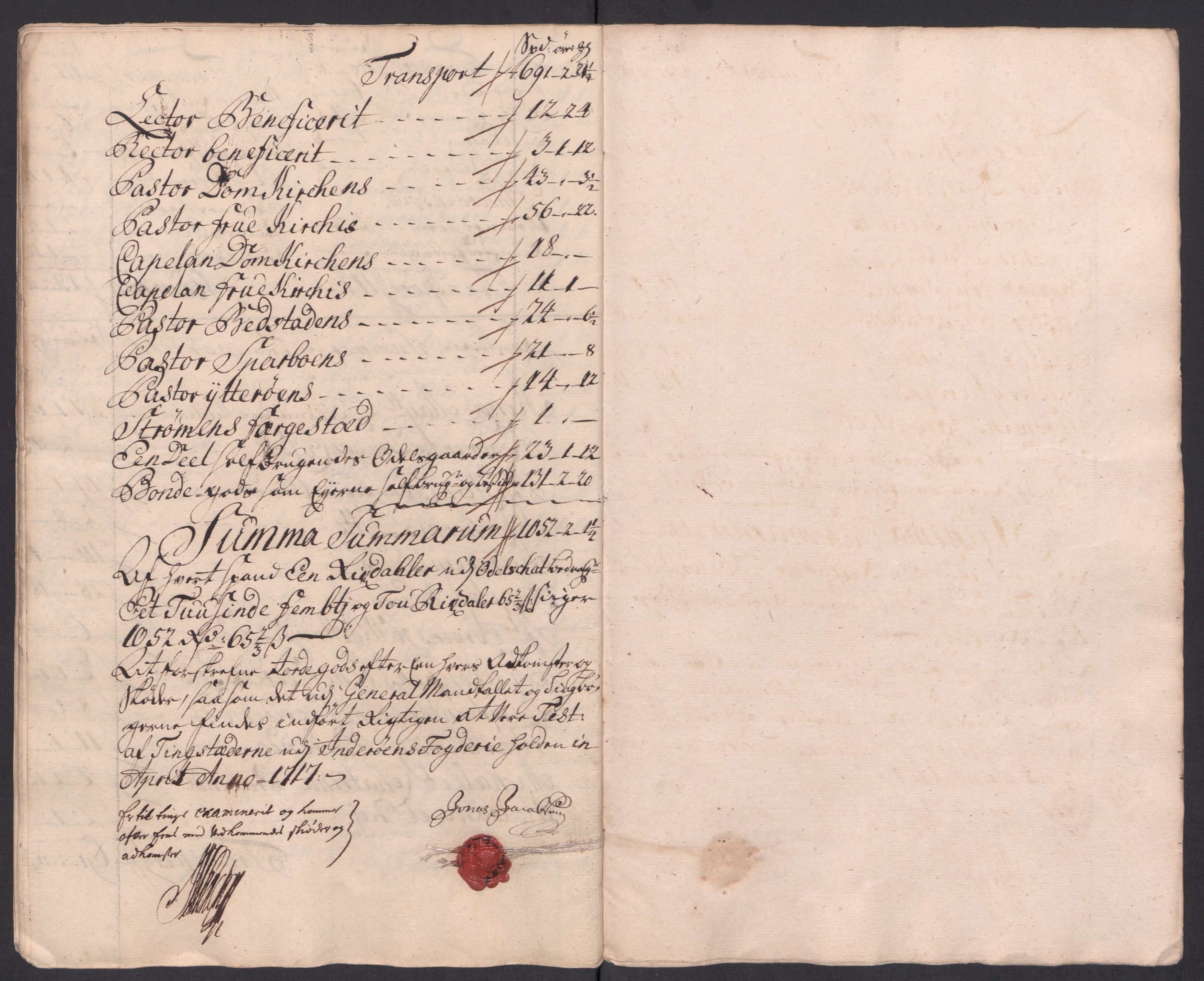 Rentekammeret inntil 1814, Reviderte regnskaper, Fogderegnskap, AV/RA-EA-4092/R63/L4325: Fogderegnskap Inderøy, 1717, p. 272