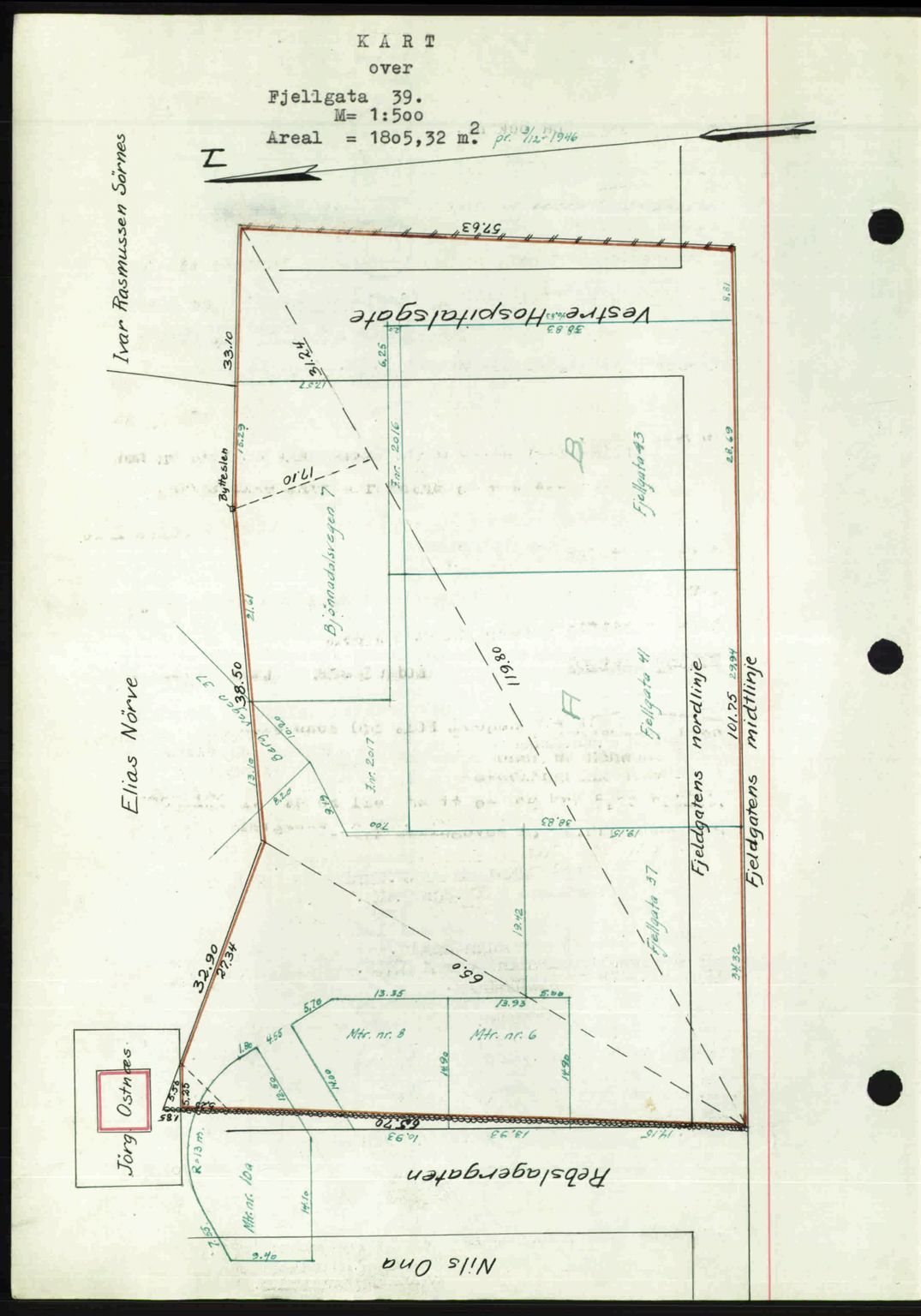 Ålesund byfogd, AV/SAT-A-4384: Mortgage book no. 36b, 1946-1947, Diary no: : 1541/1938