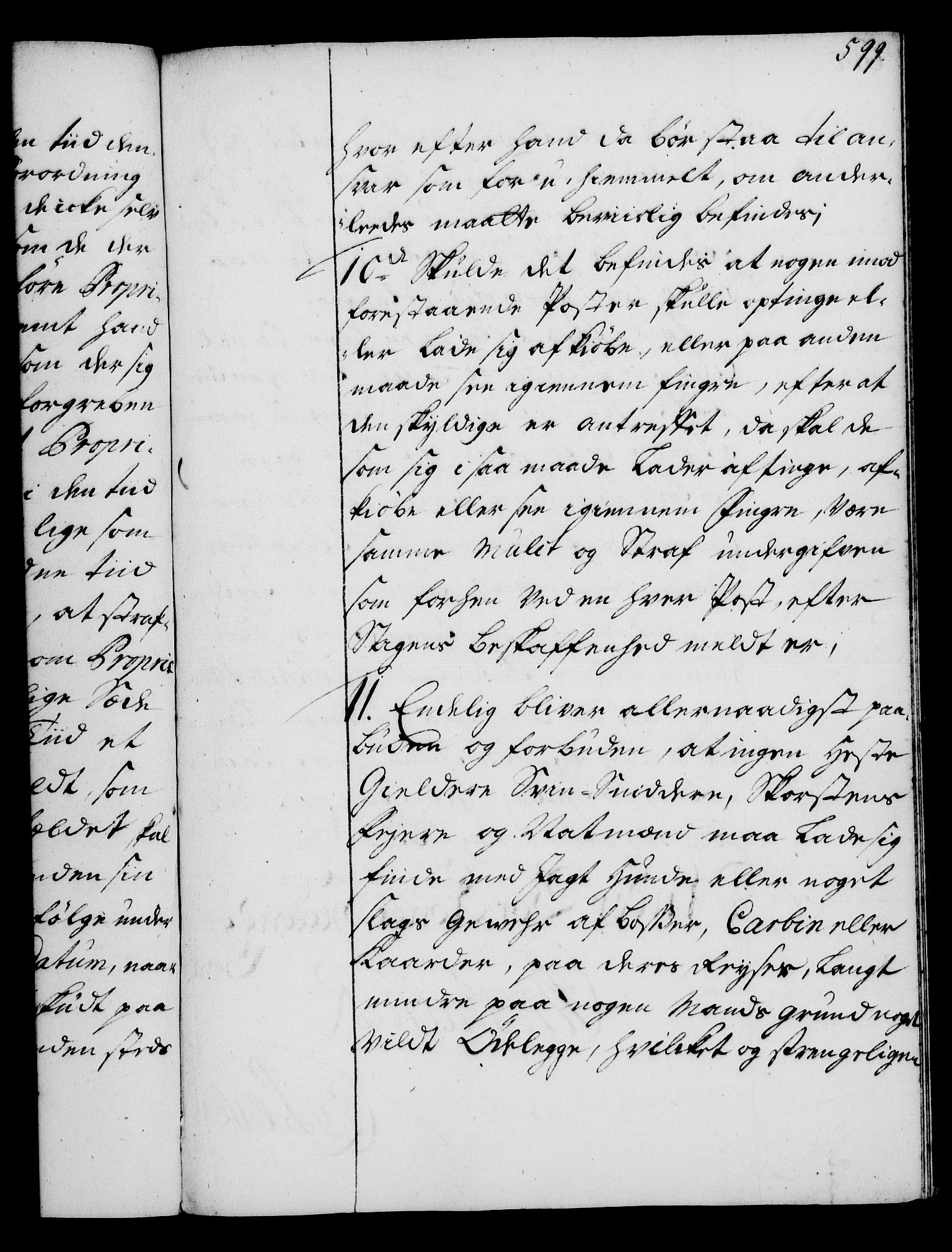 Rentekammeret, Kammerkanselliet, RA/EA-3111/G/Gg/Gga/L0003: Norsk ekspedisjonsprotokoll med register (merket RK 53.3), 1727-1734, p. 599