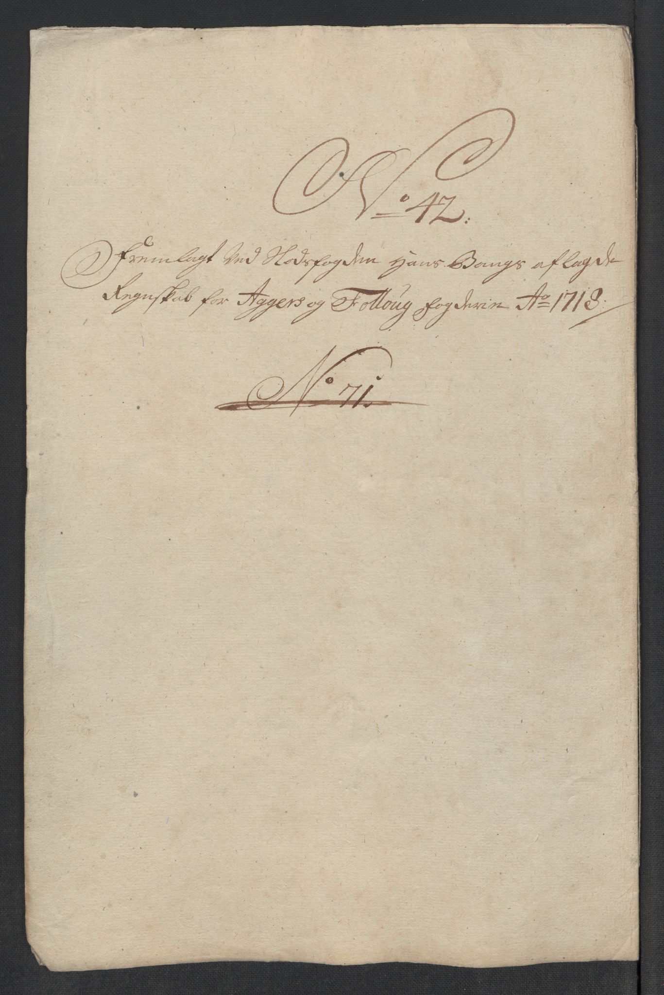 Rentekammeret inntil 1814, Reviderte regnskaper, Fogderegnskap, AV/RA-EA-4092/R10/L0456: Fogderegnskap Aker og Follo, 1718, p. 365