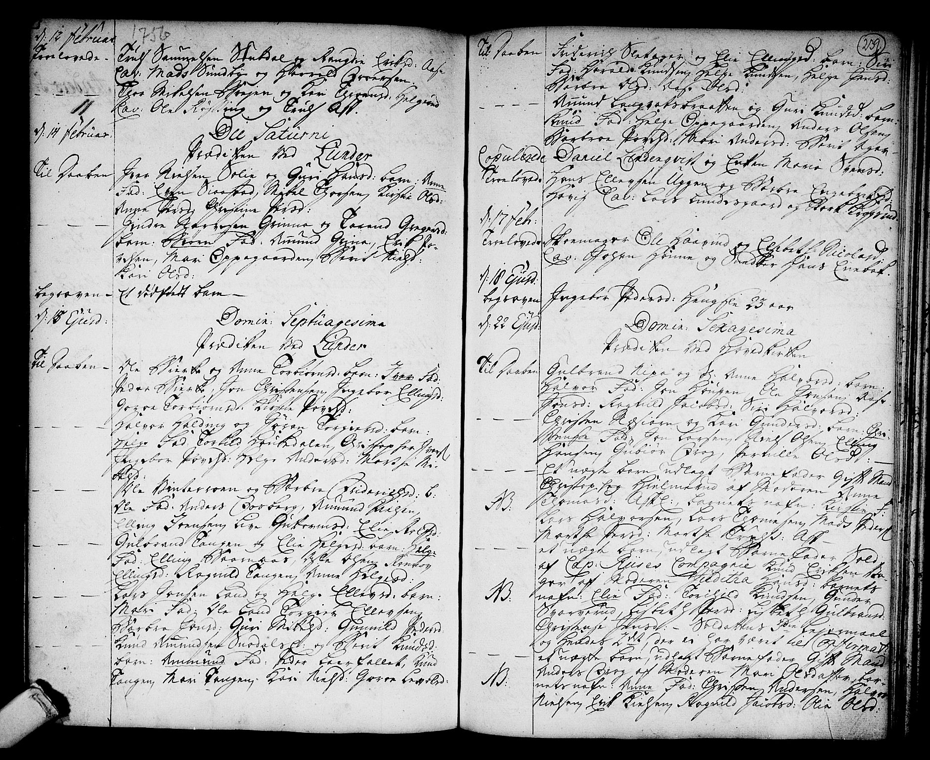 Norderhov kirkebøker, AV/SAKO-A-237/F/Fa/L0003a: Parish register (official) no. 3, 1740-1757, p. 239