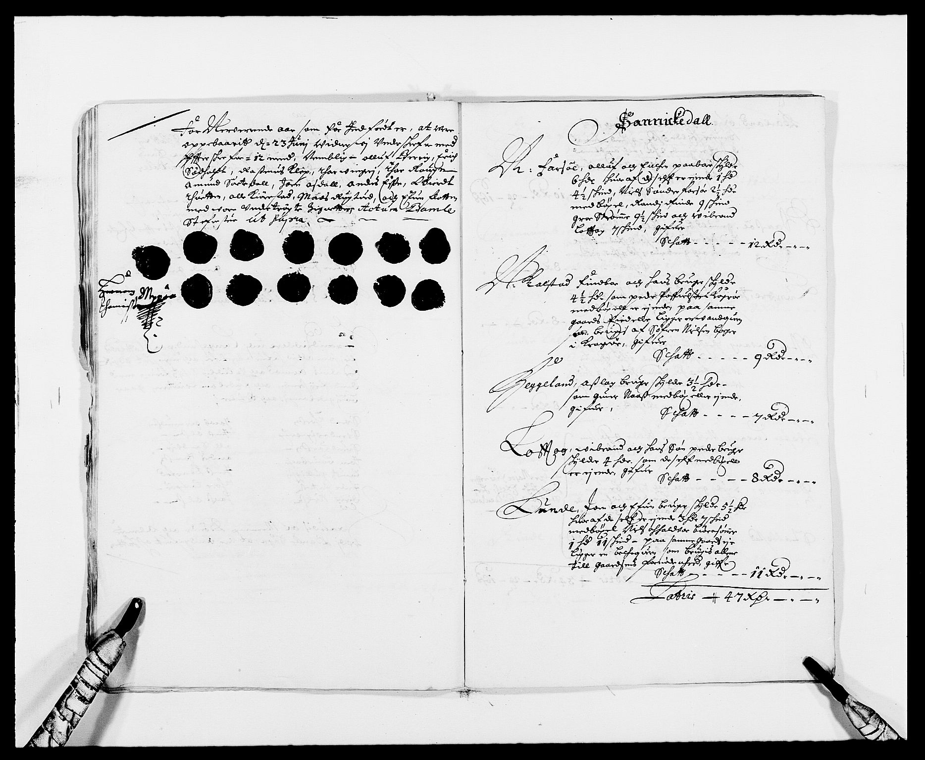 Rentekammeret inntil 1814, Reviderte regnskaper, Fogderegnskap, AV/RA-EA-4092/R34/L2042: Fogderegnskap Bamble, 1673-1675, p. 292