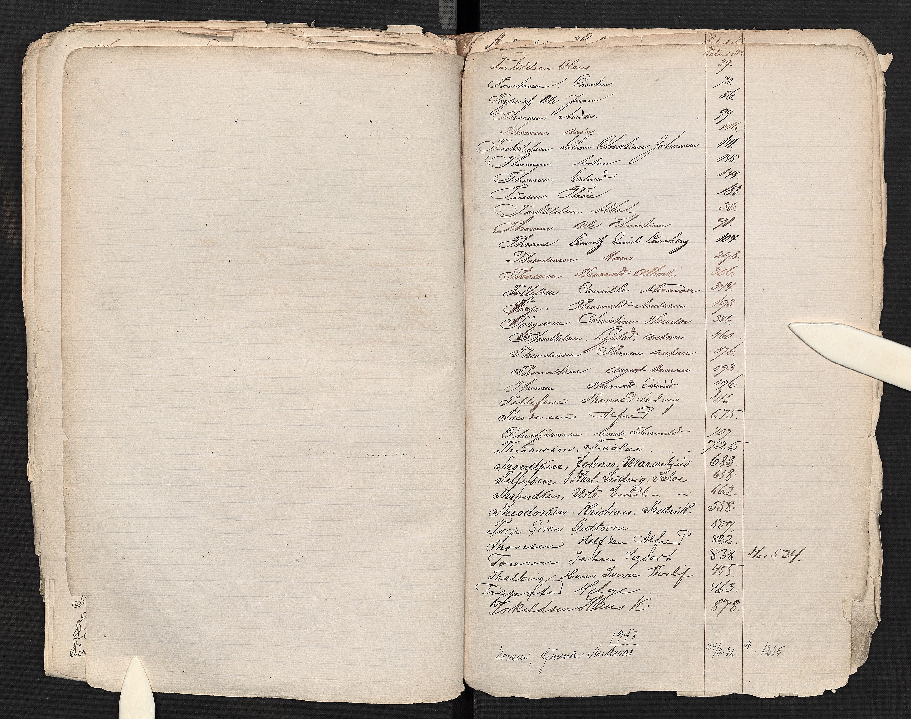 Sarpsborg mønstringskontor, AV/SAO-A-10569c/F/Fa/L0001: Register til annotasjonsrullen, 1860, p. 37