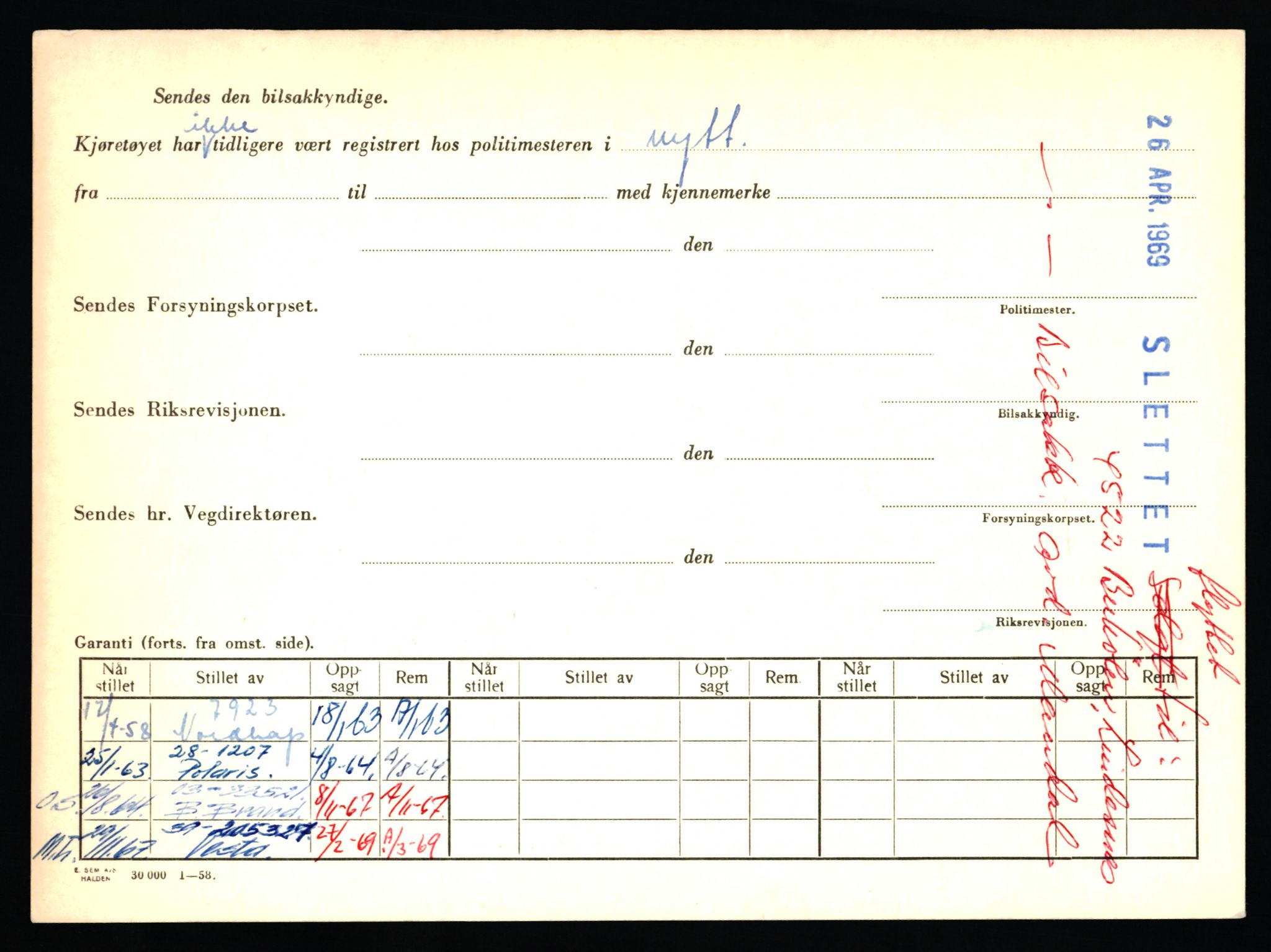 Stavanger trafikkstasjon, AV/SAST-A-101942/0/F/L0050: L-50600 - L-51299, 1930-1971, p. 64