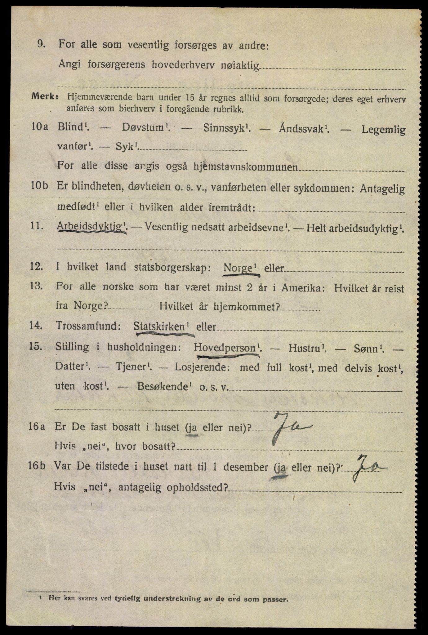 SAKO, 1920 census for Porsgrunn, 1920, p. 7118