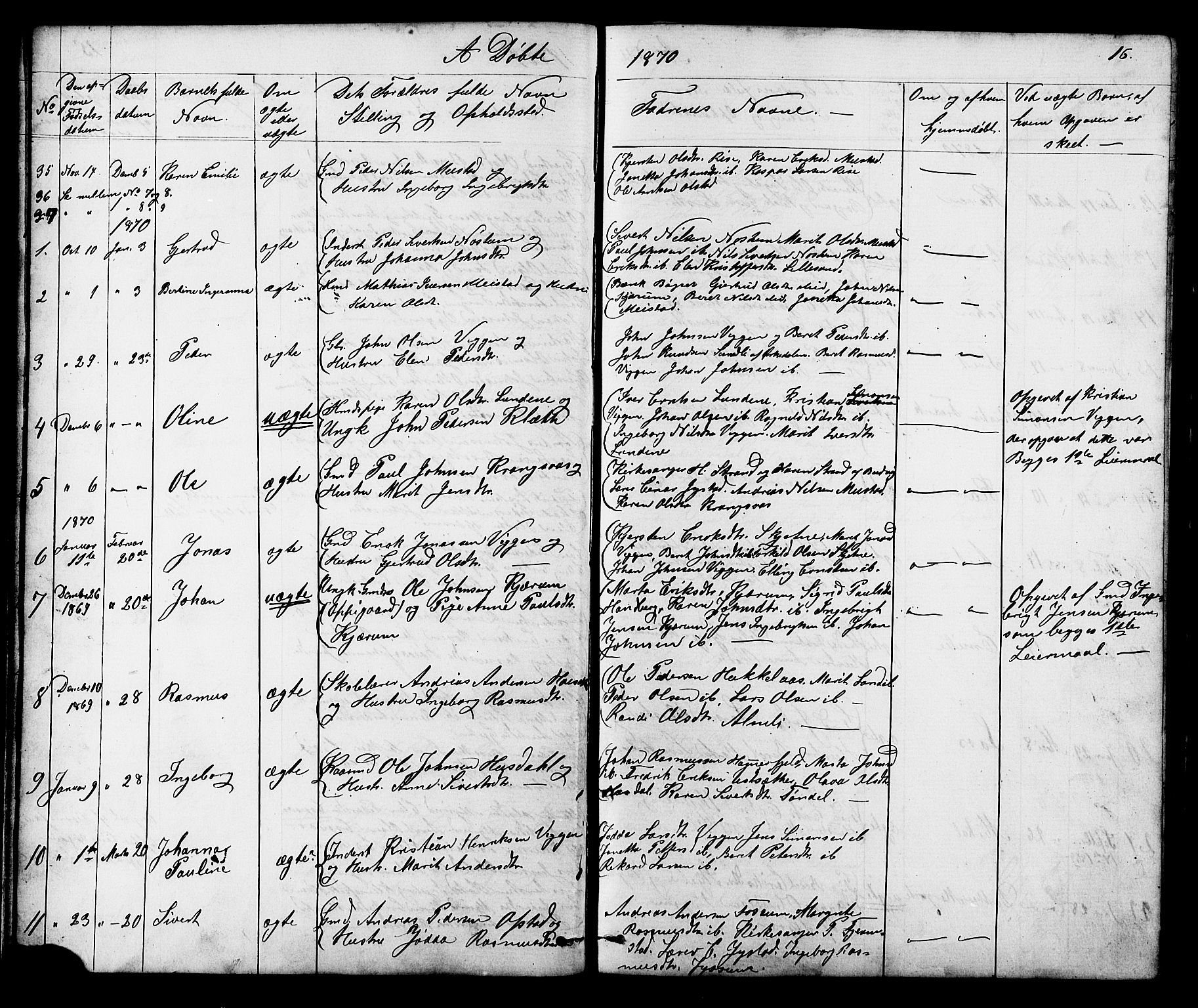 Ministerialprotokoller, klokkerbøker og fødselsregistre - Sør-Trøndelag, SAT/A-1456/665/L0777: Parish register (copy) no. 665C02, 1867-1915, p. 16