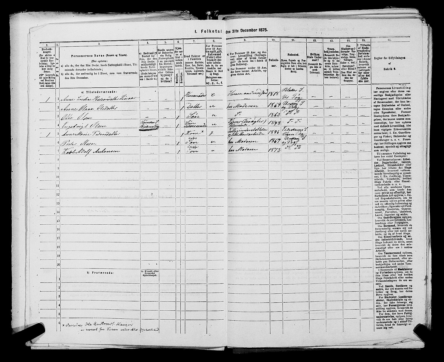 RA, 1875 census for 0224P Aurskog, 1875, p. 833