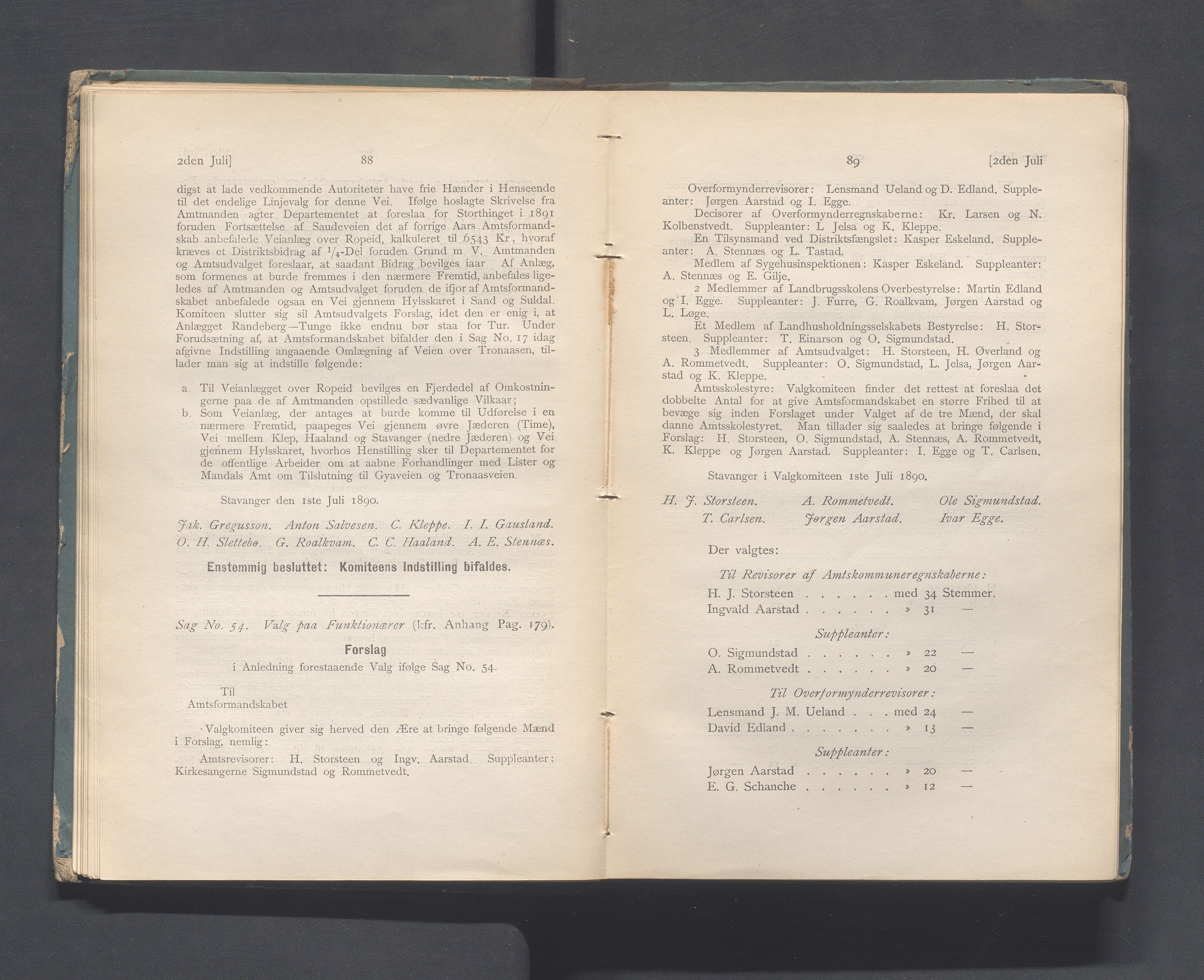 Rogaland fylkeskommune - Fylkesrådmannen , IKAR/A-900/A, 1890, p. 51