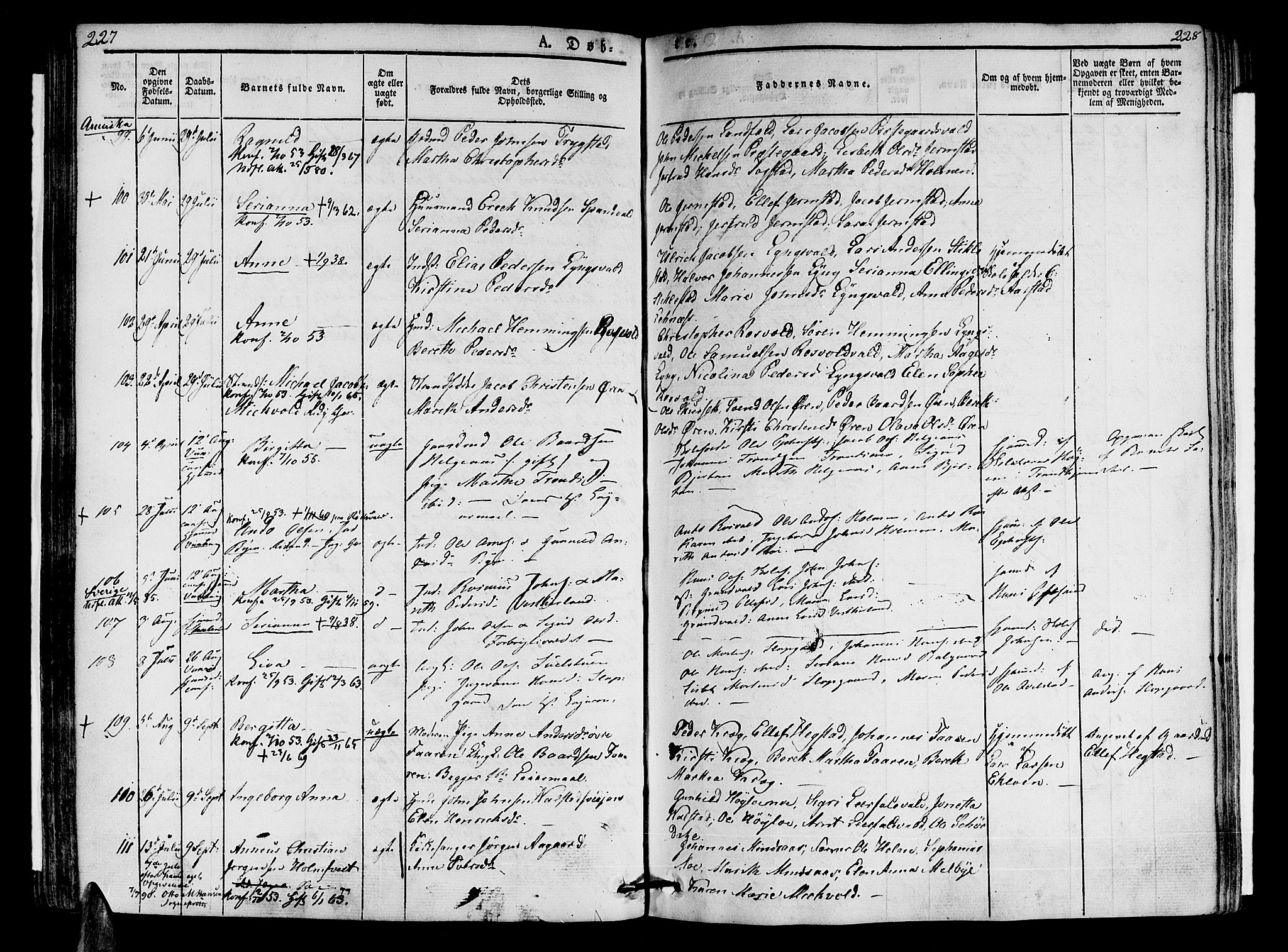 Ministerialprotokoller, klokkerbøker og fødselsregistre - Nord-Trøndelag, AV/SAT-A-1458/723/L0238: Parish register (official) no. 723A07, 1831-1840, p. 227-228