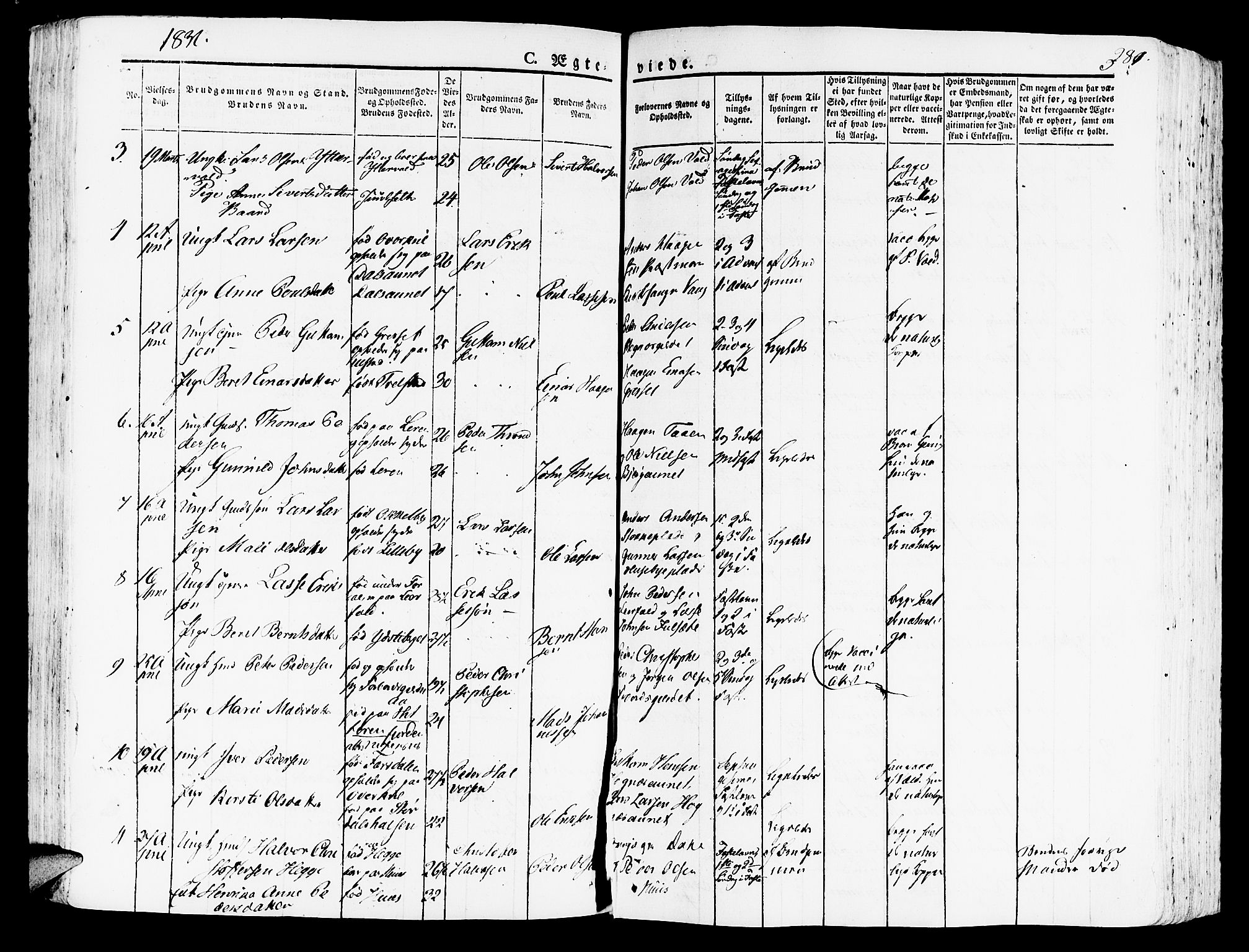 Ministerialprotokoller, klokkerbøker og fødselsregistre - Nord-Trøndelag, SAT/A-1458/709/L0070: Parish register (official) no. 709A10, 1820-1832, p. 381