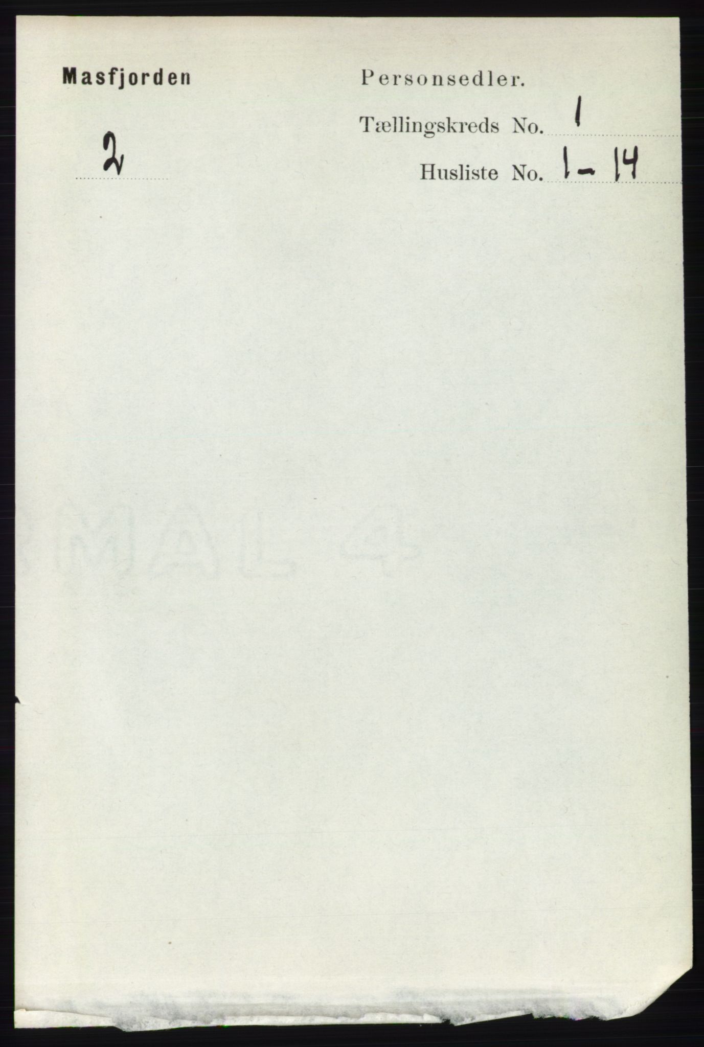 RA, 1891 census for 1266 Masfjorden, 1891, p. 48