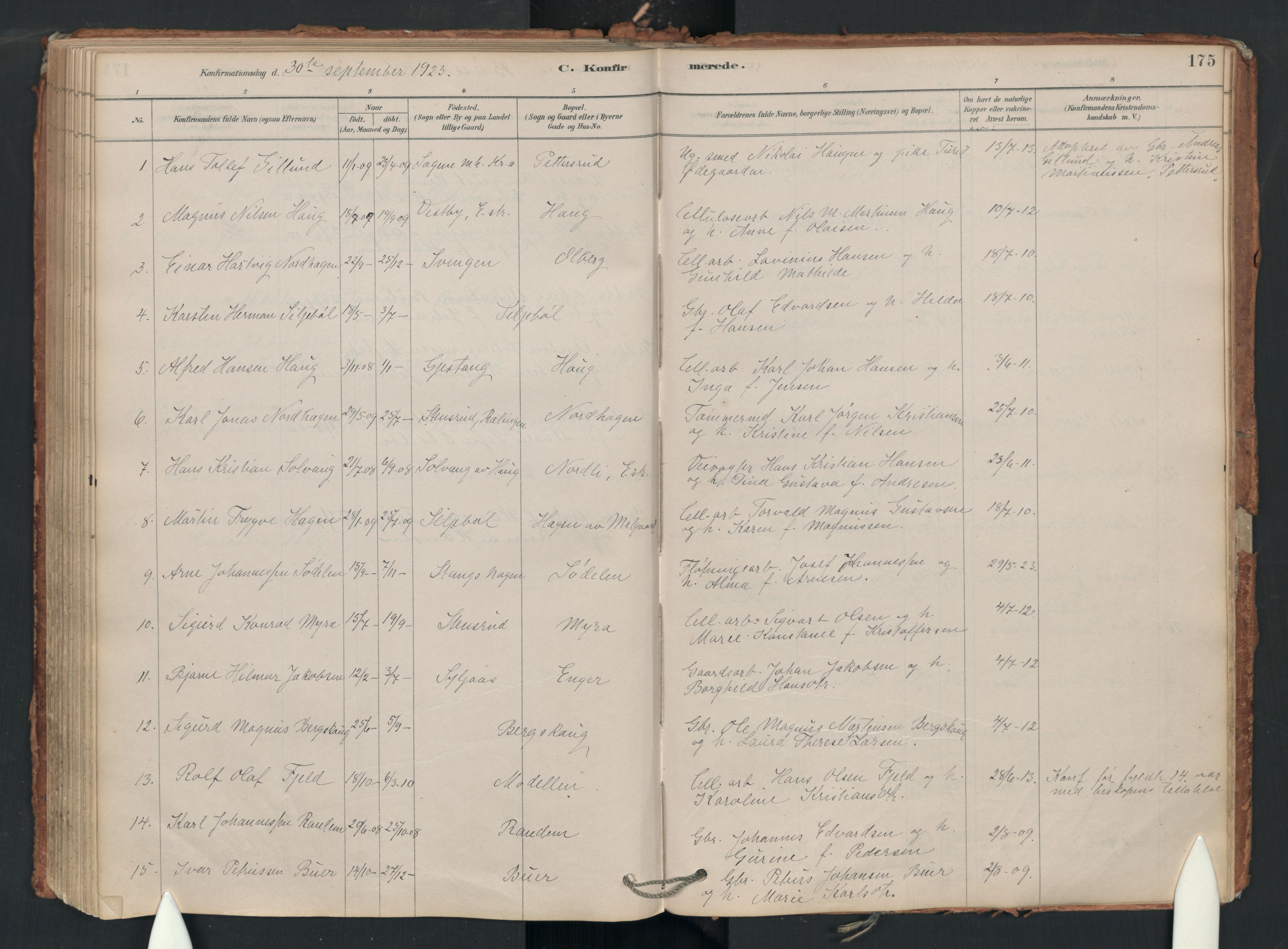 Enebakk prestekontor Kirkebøker, SAO/A-10171c/F/Fa/L0018: Parish register (official) no. I 18, 1877-1930, p. 175