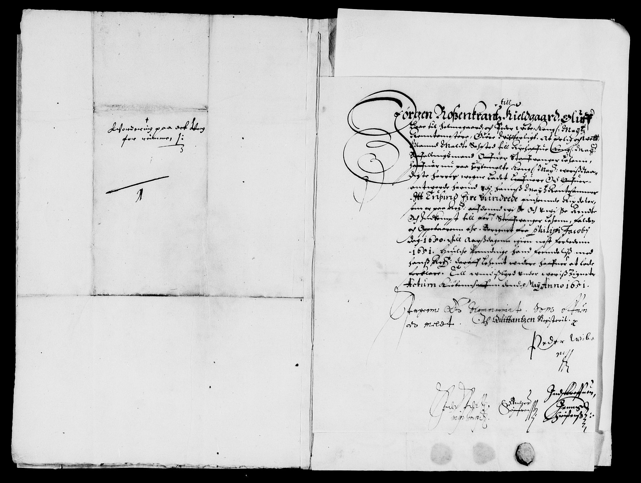 Rentekammeret inntil 1814, Reviderte regnskaper, Lensregnskaper, AV/RA-EA-5023/R/Rb/Rbs/L0033: Stavanger len, 1649-1652