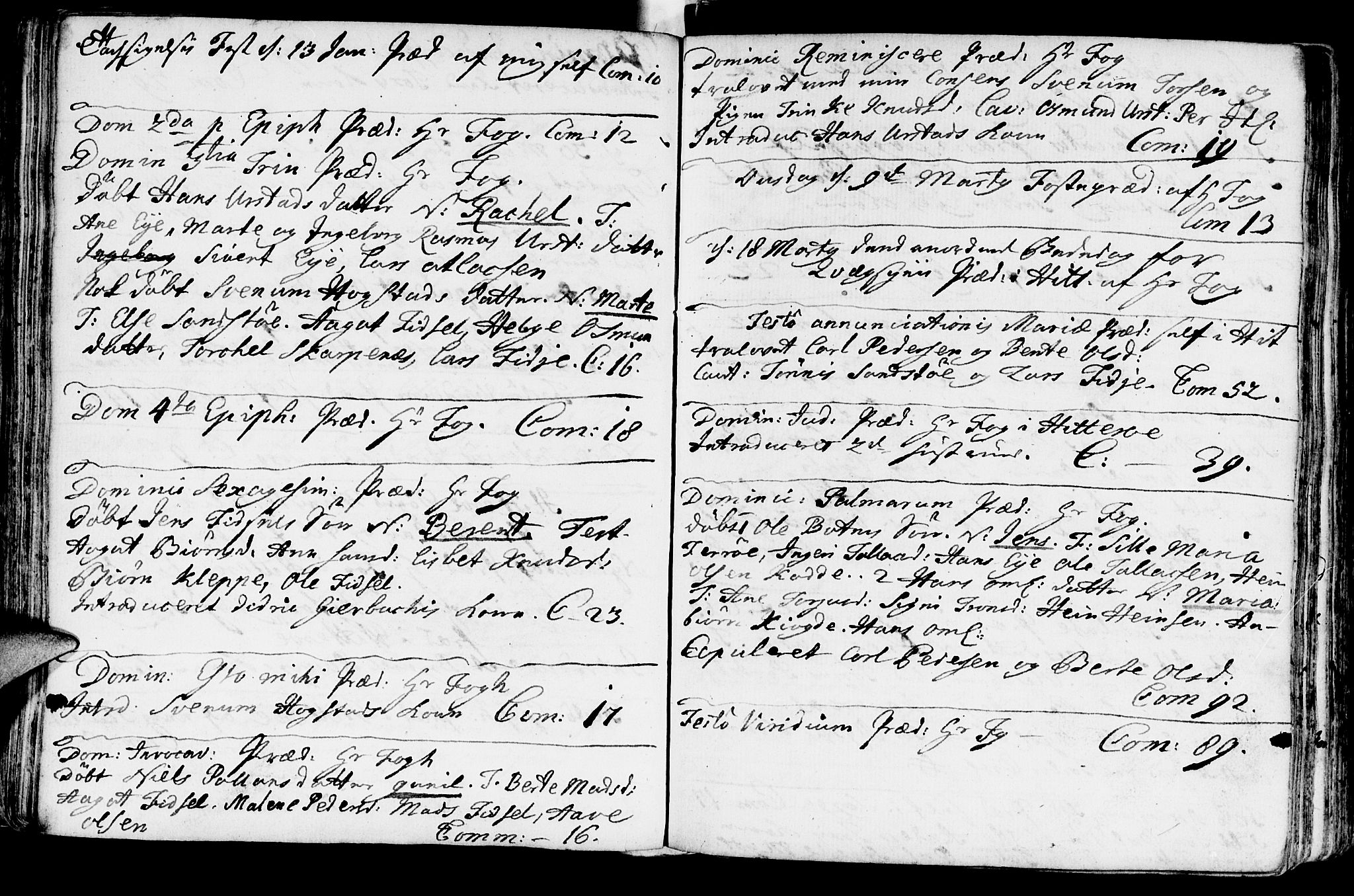 Sokndal sokneprestkontor, AV/SAST-A-101808: Parish register (official) no. A 3, 1740-1806