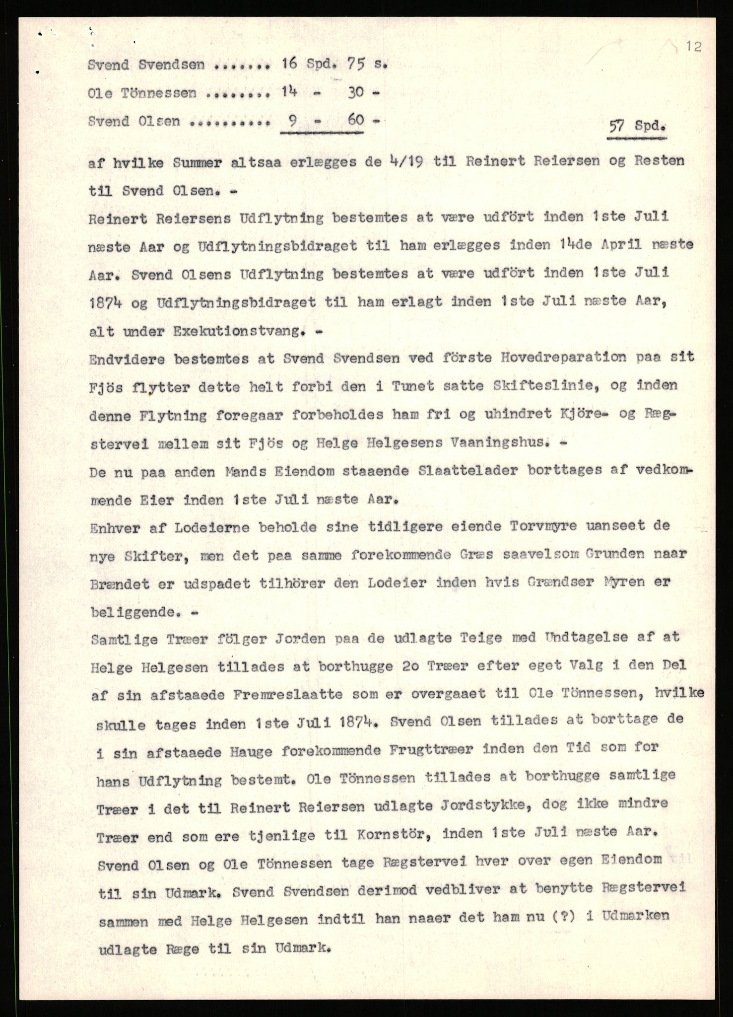 Statsarkivet i Stavanger, SAST/A-101971/03/Y/Yj/L0065: Avskrifter sortert etter gårdsnavn: Odland i Varhaug - Osnes, 1750-1930, p. 244