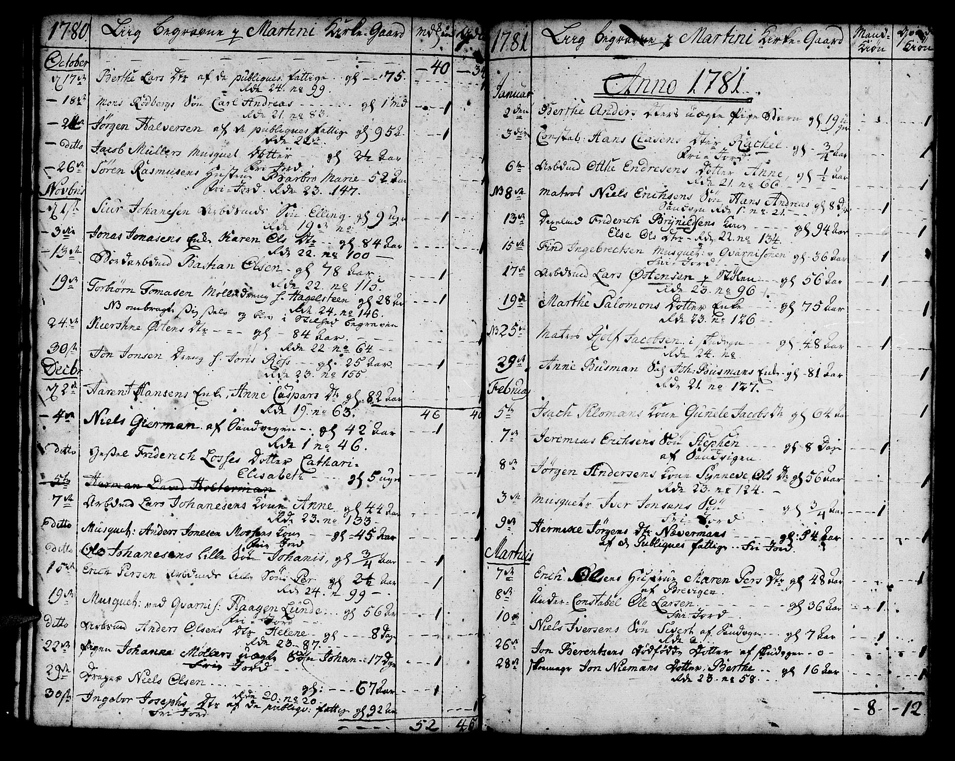 Korskirken sokneprestembete, AV/SAB-A-76101/H/Haa/L0011: Parish register (official) no. A 11, 1731-1785, p. 114