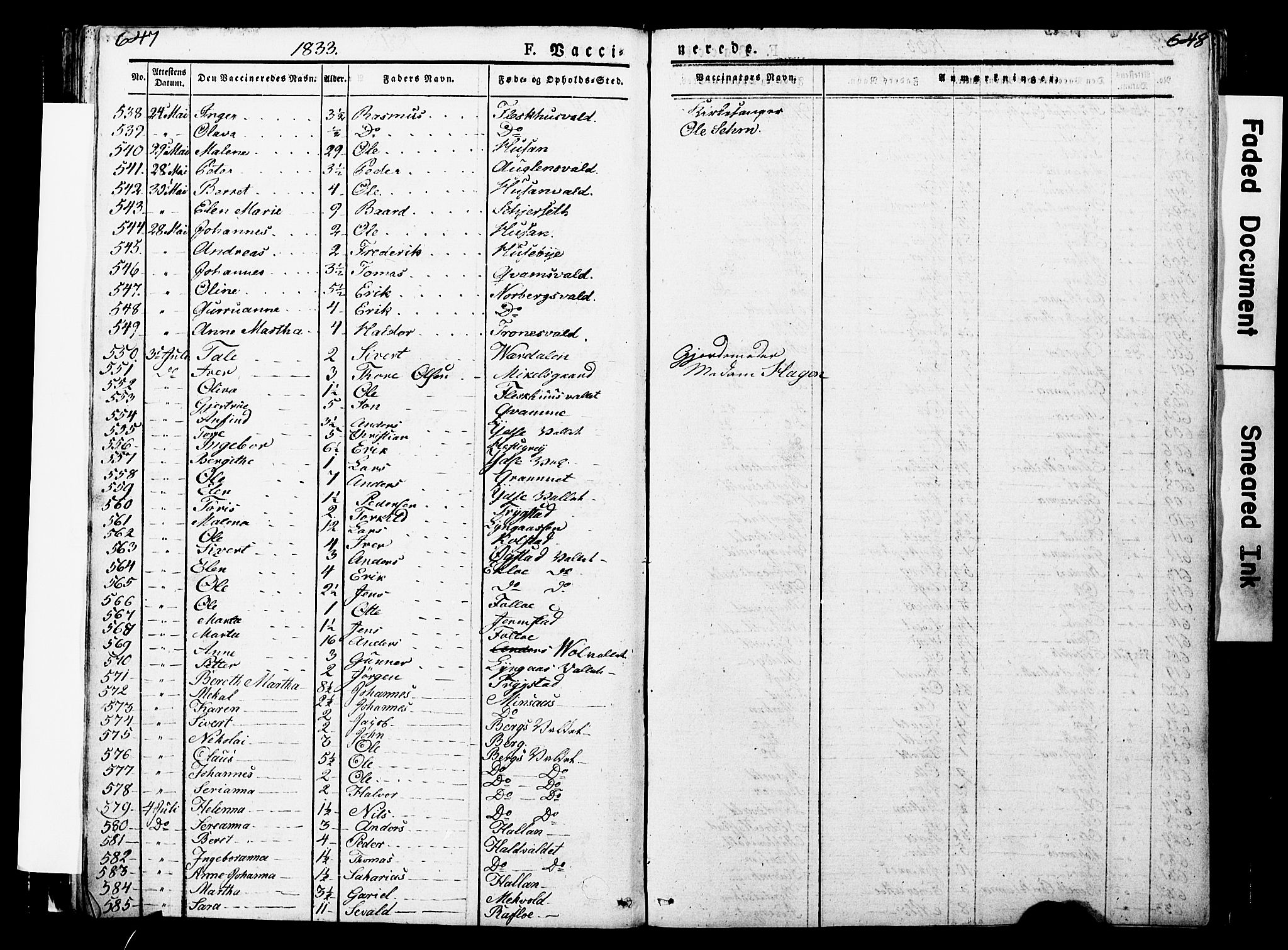 Ministerialprotokoller, klokkerbøker og fødselsregistre - Nord-Trøndelag, SAT/A-1458/723/L0243: Parish register (official) no. 723A12, 1822-1851, p. 647-648