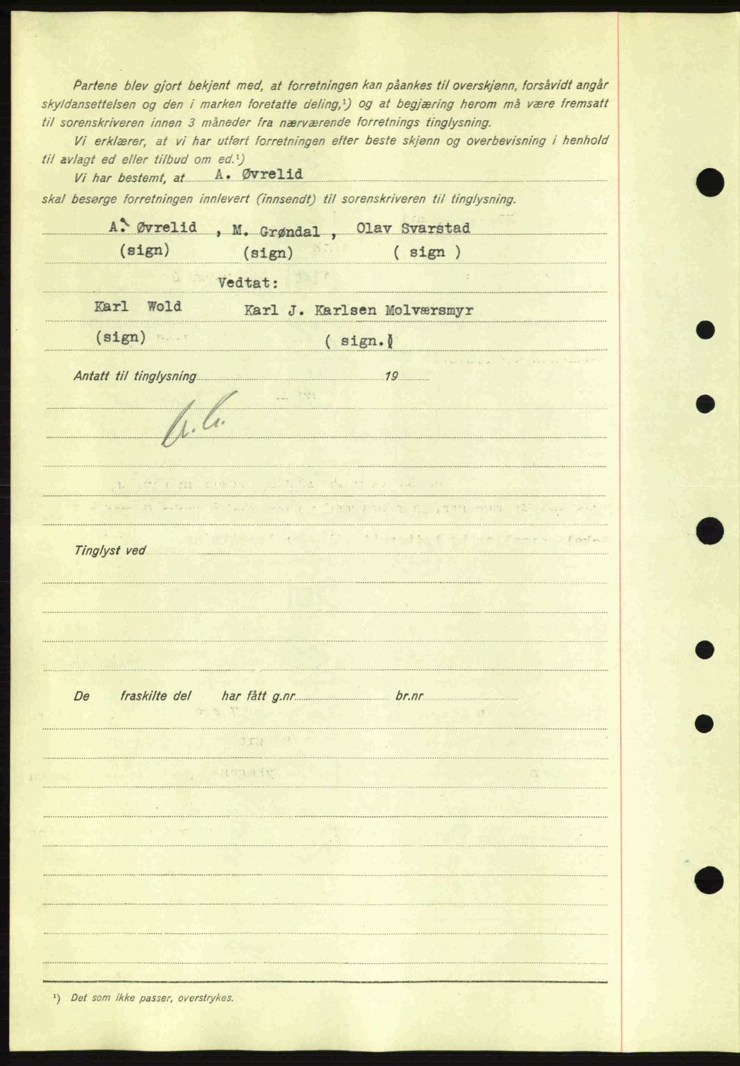 Nordre Sunnmøre sorenskriveri, AV/SAT-A-0006/1/2/2C/2Ca: Mortgage book no. A2, 1936-1937, Diary no: : 682/1937