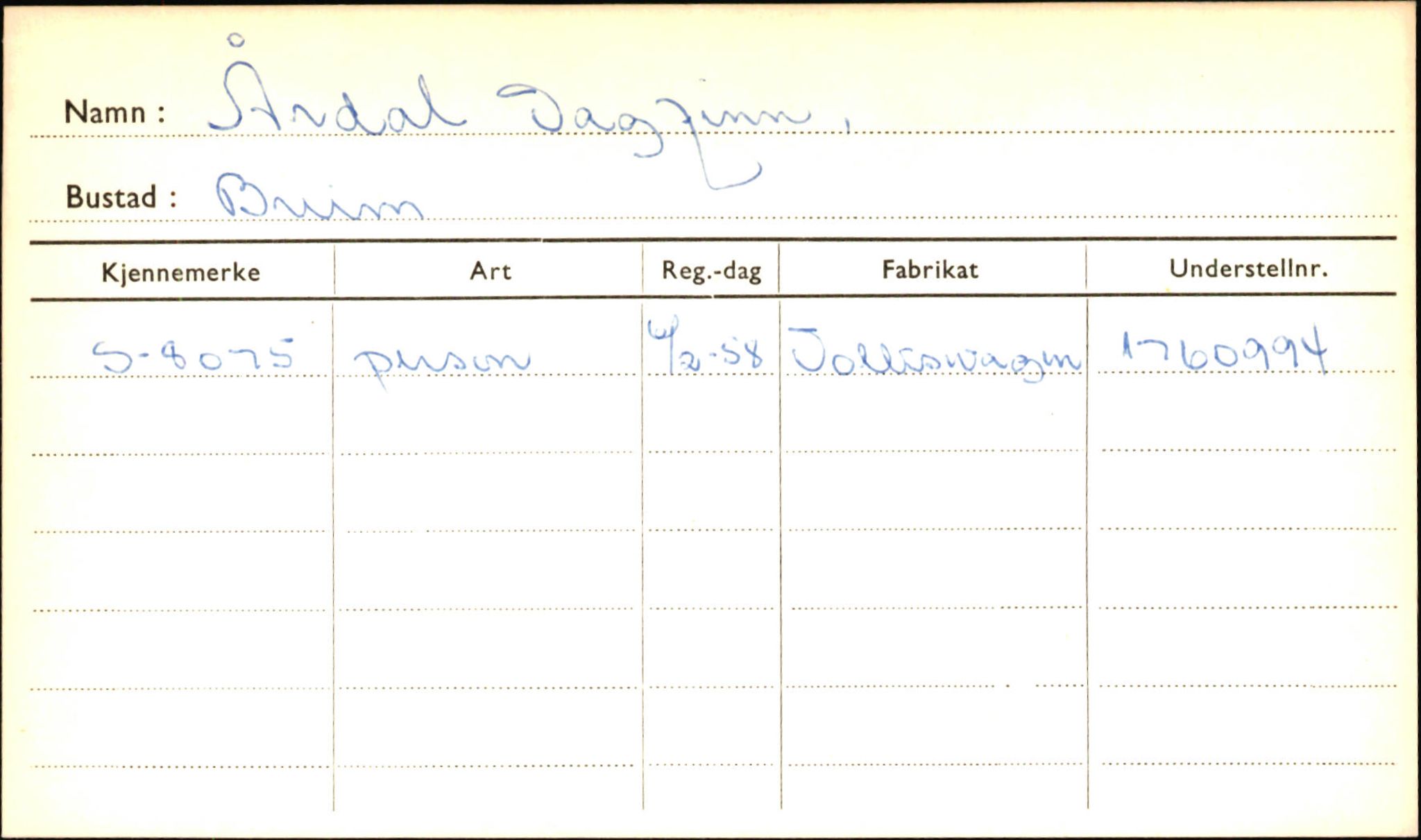 Statens vegvesen, Sogn og Fjordane vegkontor, AV/SAB-A-5301/4/F/L0002: Eigarregister Fjordane til 1.6.1961, 1930-1961, p. 816