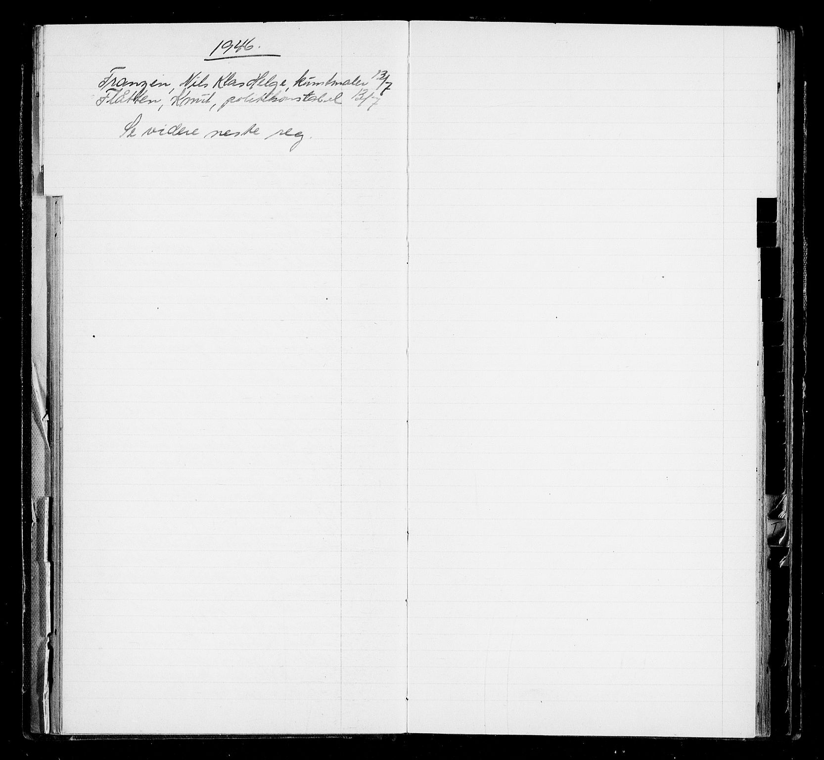 Oslo byfogd avd. I, AV/SAO-A-10220/L/La/L0006: Vigselsregister, 1943-1946, p. 38