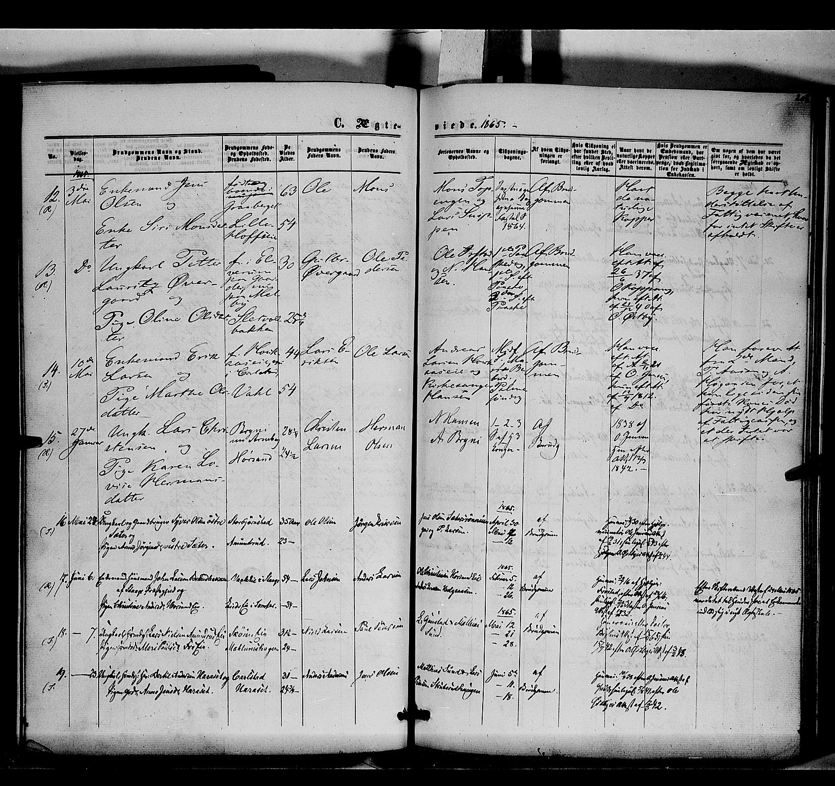 Romedal prestekontor, AV/SAH-PREST-004/K/L0005: Parish register (official) no. 5, 1862-1874, p. 208