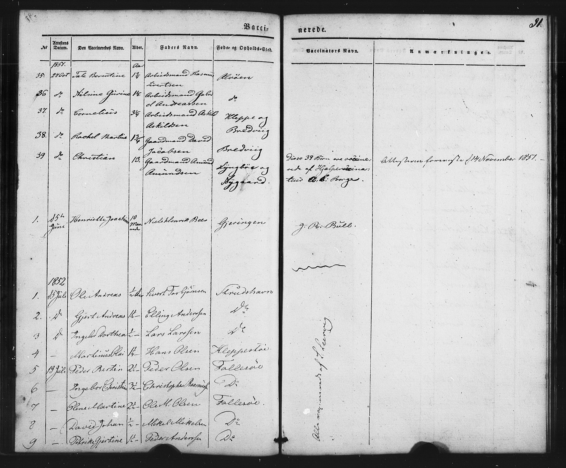 Askøy Sokneprestembete, SAB/A-74101/H/Ha/Haa/Haaa/L0011: Parish register (official) no. A 11, 1846-1856, p. 31